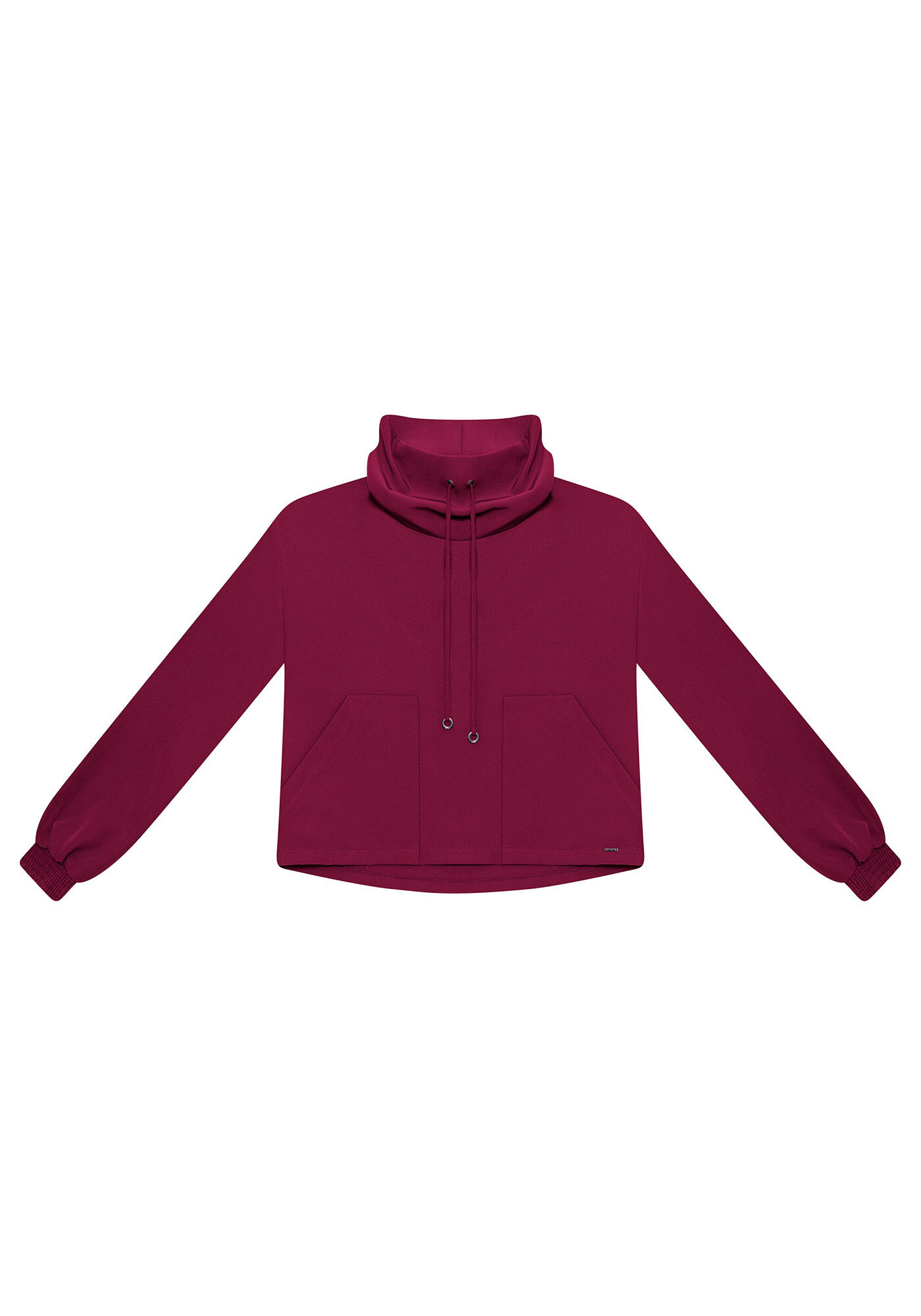 Blus&atilde;o Gola Alta Amplo, , large.