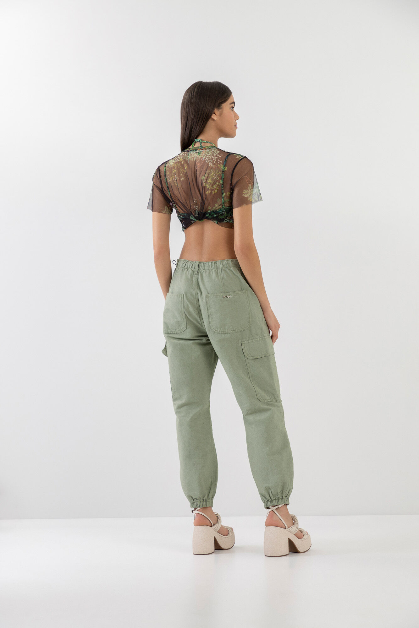 Cal&ccedil;a Cargo Parachute Sustent&aacute;vel com Regulador, , large.