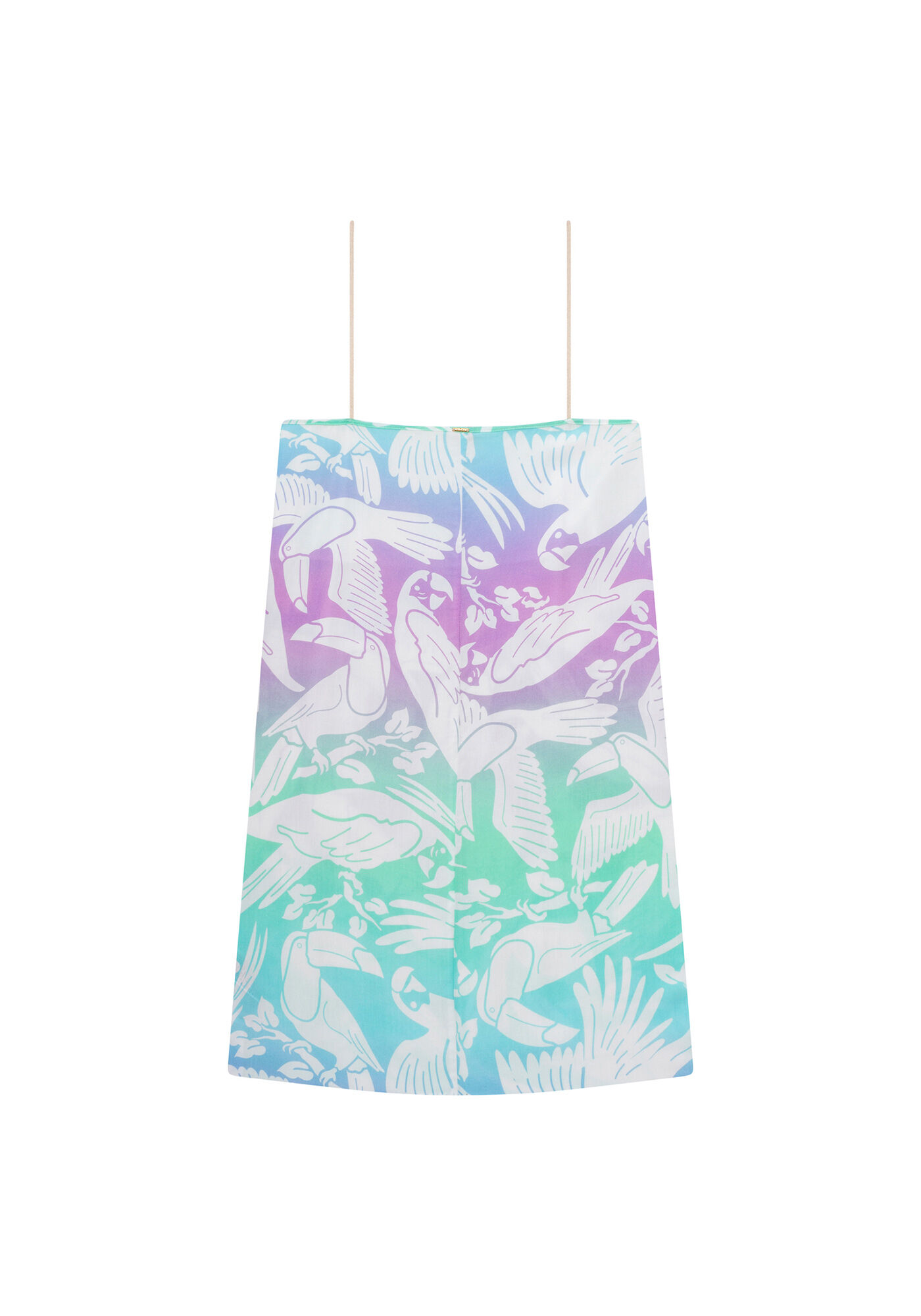 Vestido com Al&ccedil;as B&uacute;zios Estampa, , large.