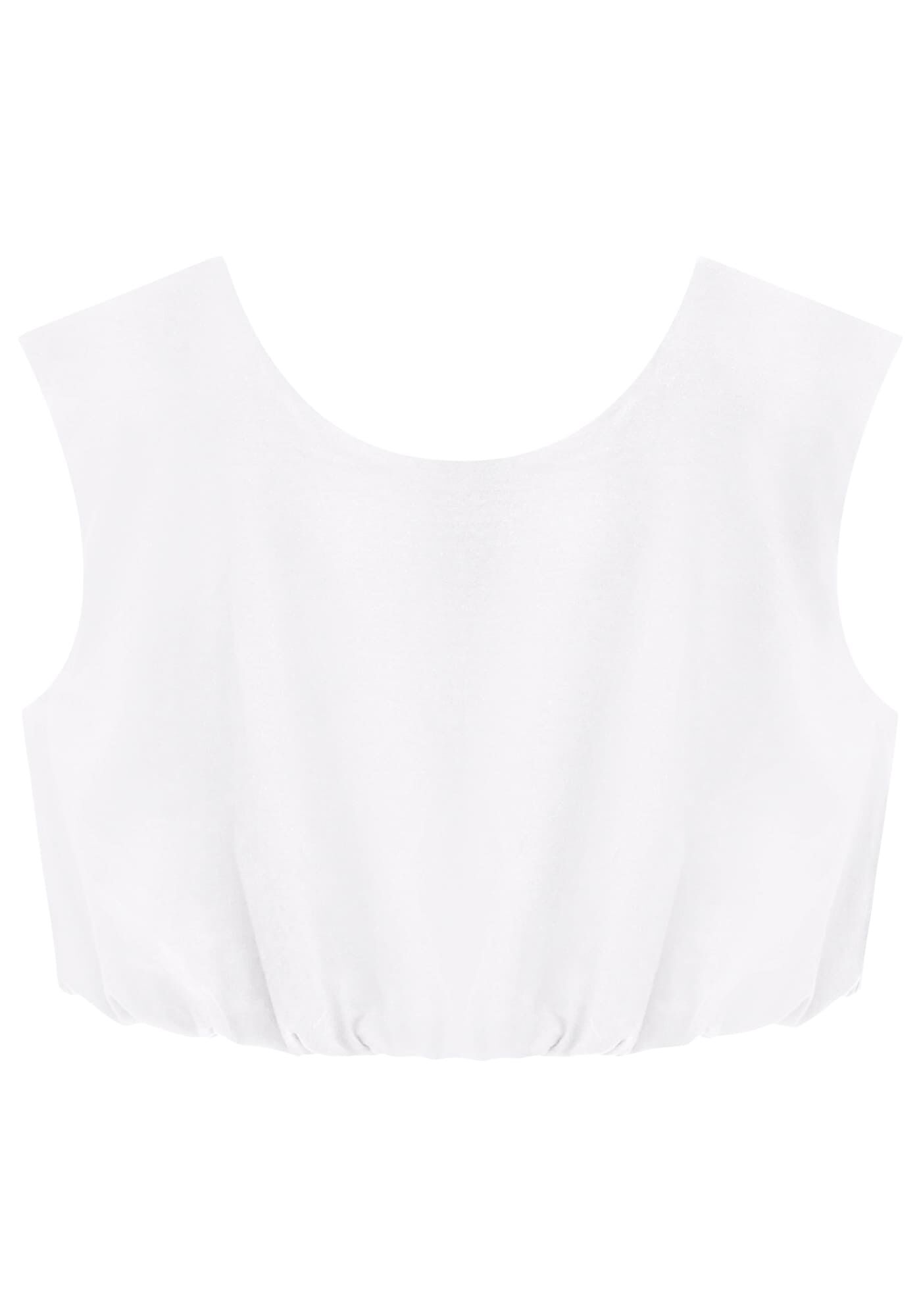 Regata Muscle Cropped em Malha Balon&ecirc;, , large.