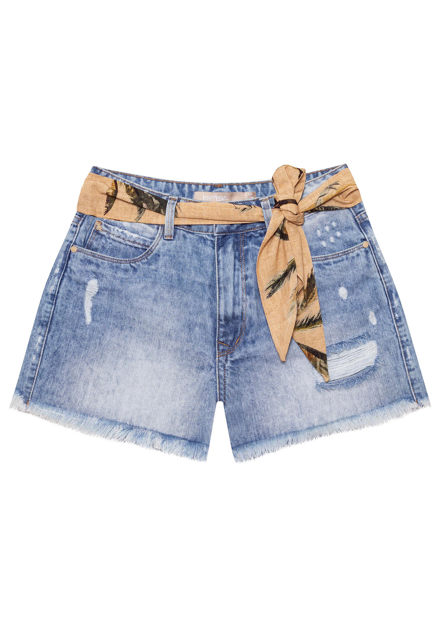 Shorts Calif rnia com Cinto Lez a Lez