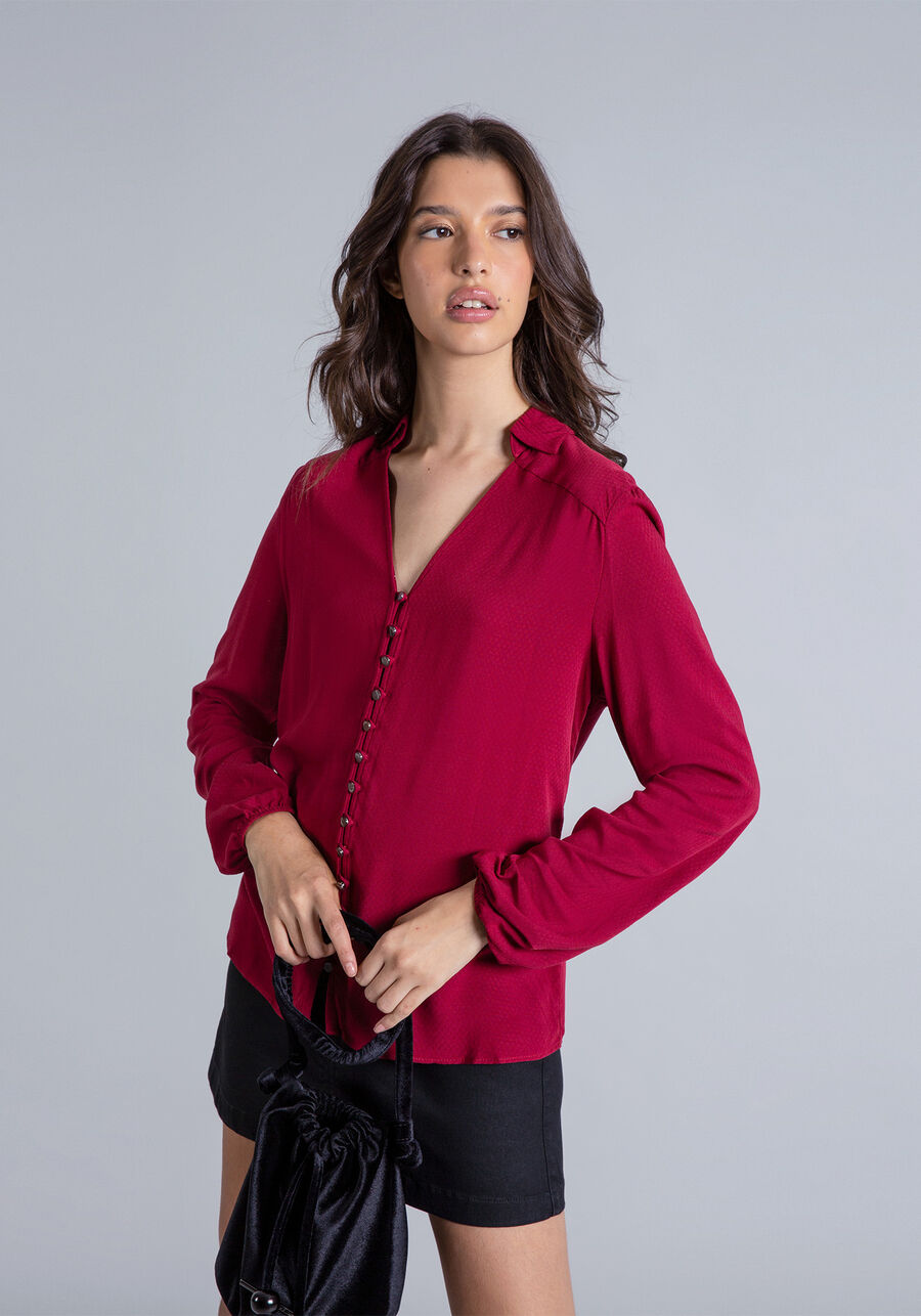 Camisa Manga Longa Ampla, . Camisa Manga Longa Ampla, , large.