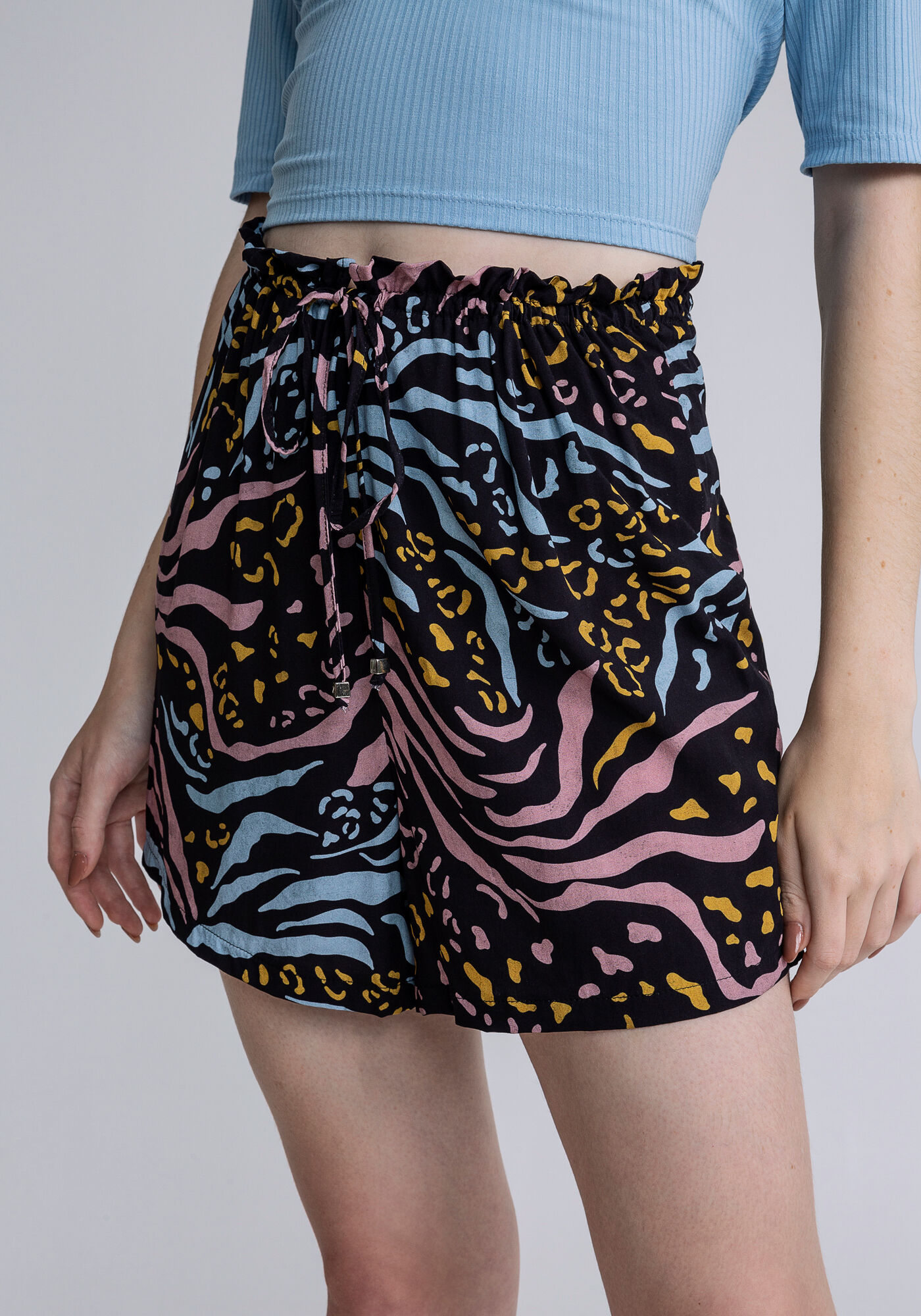 Shorts Sa&iacute;da de Praia Estampa, ANIMAL, large.