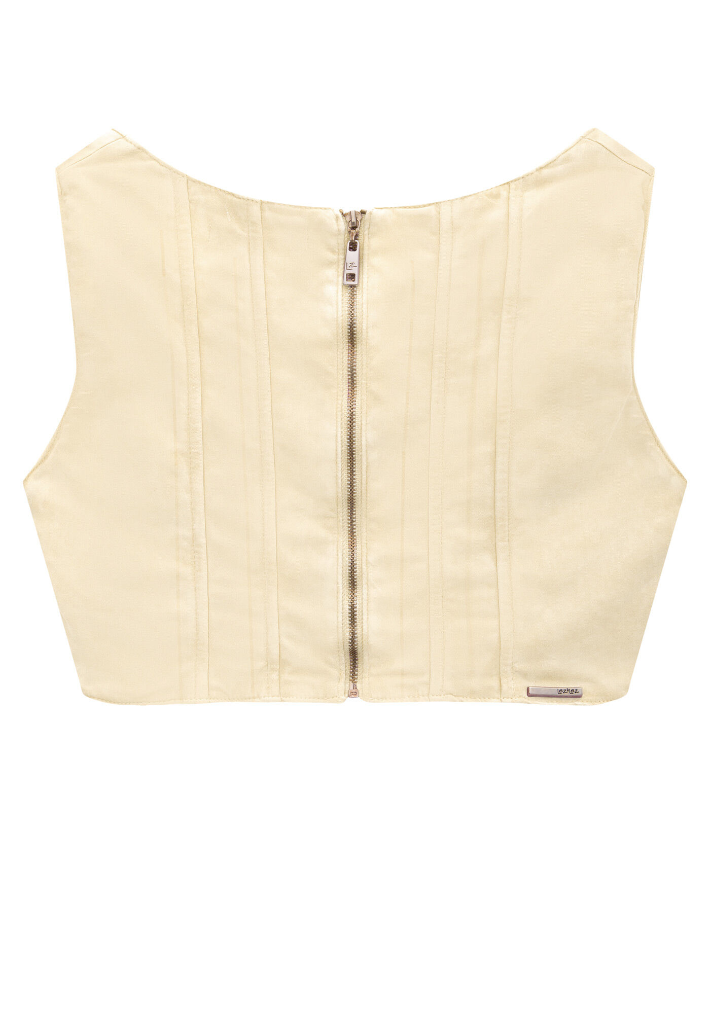 Blusa Sarja Cropped Corset, , large.