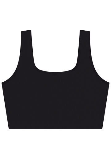 Top Justo De Alças Com Bojo Removível Em Malha Move, PRETO. Top Justo De Alças Com Bojo Removível Em Malha Move, PRETO, large.