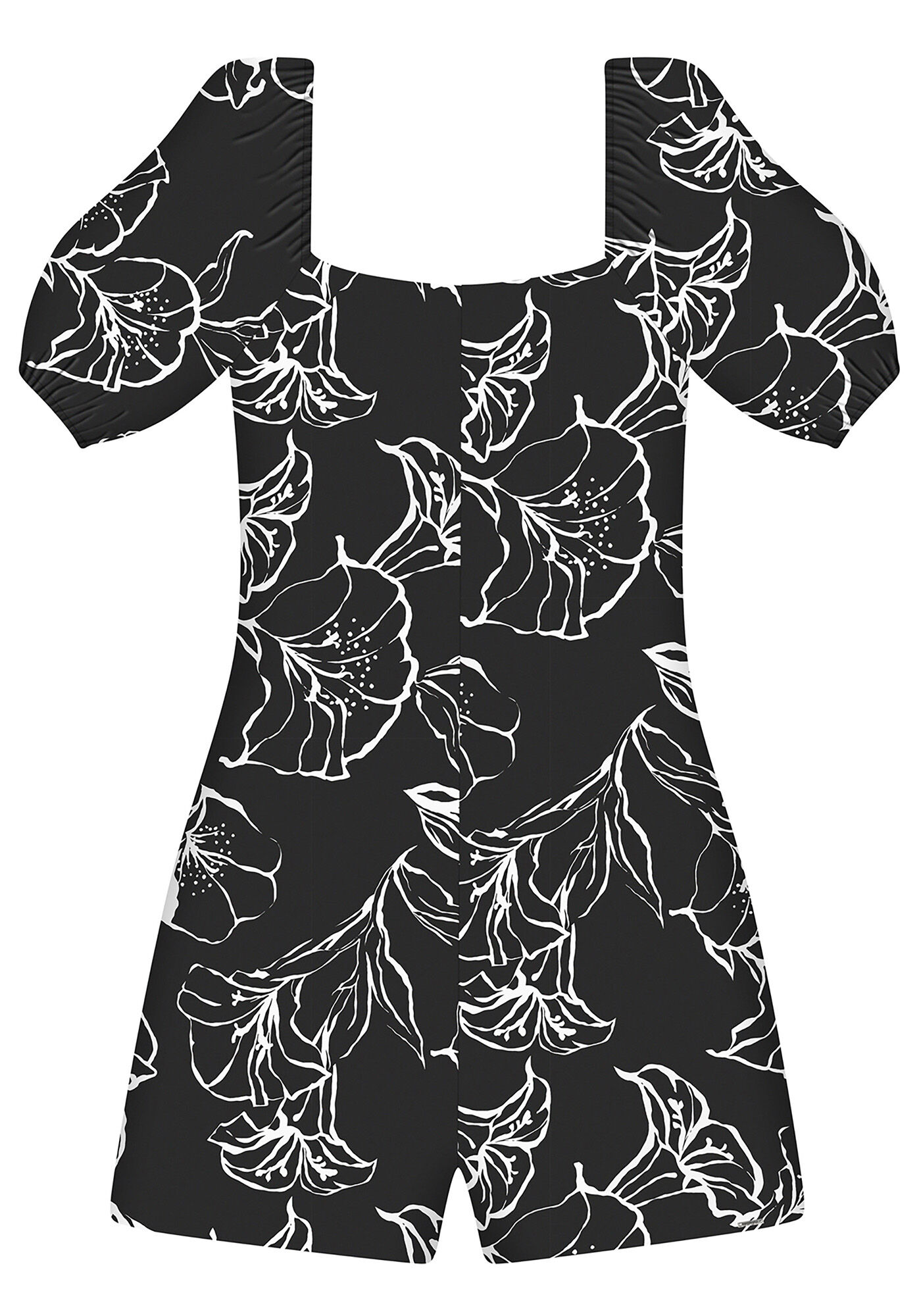 Macac&atilde;o Tecido Rayon Bali Curto, , large.