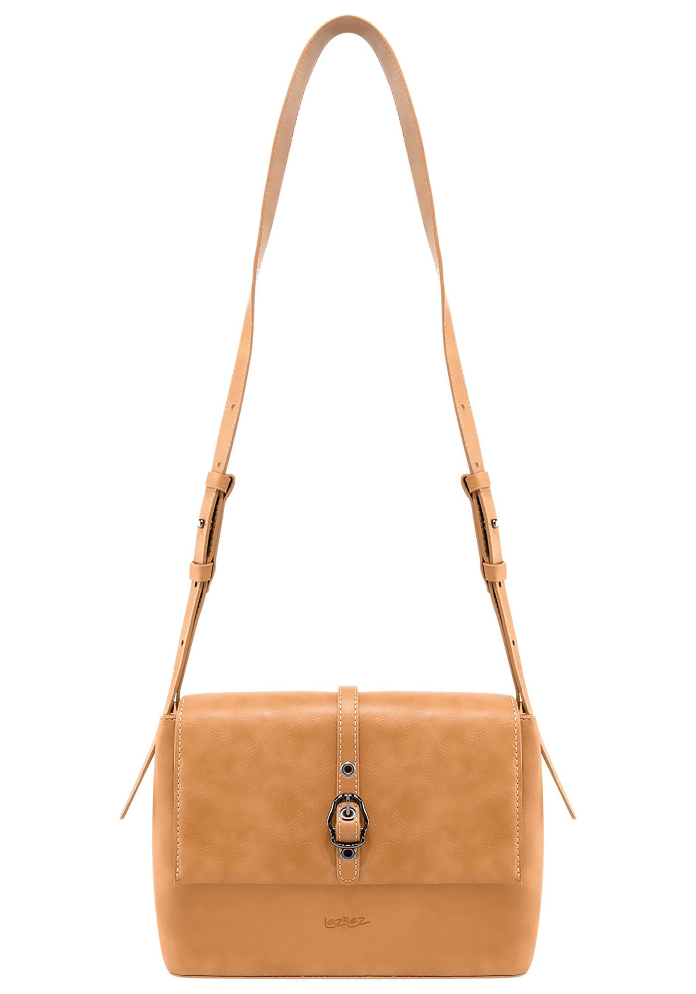 Bolsa Tiracolo M&eacute;dia com Fivela, , large.