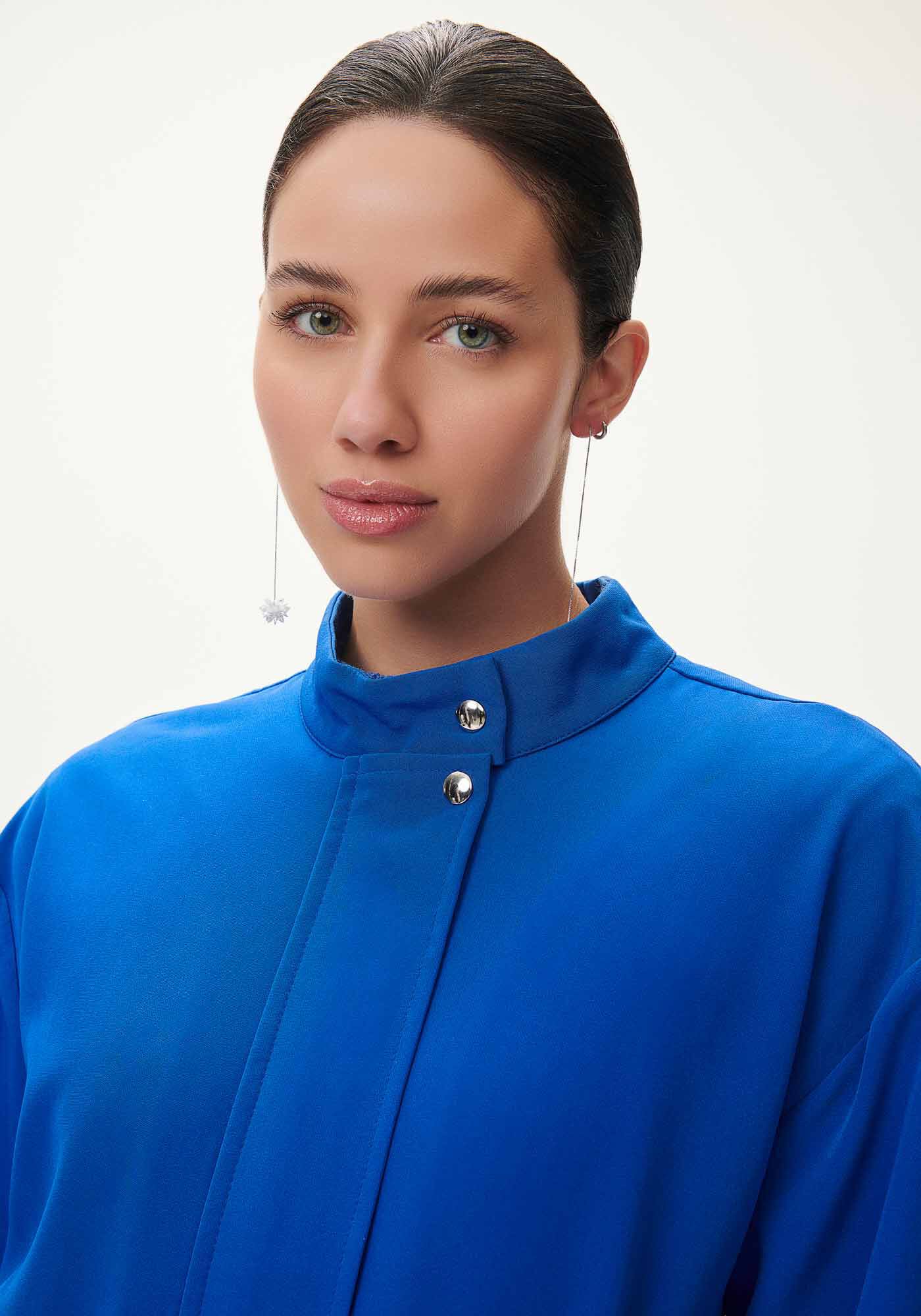 Jaqueta Parka Alongada com Cinto, , large.