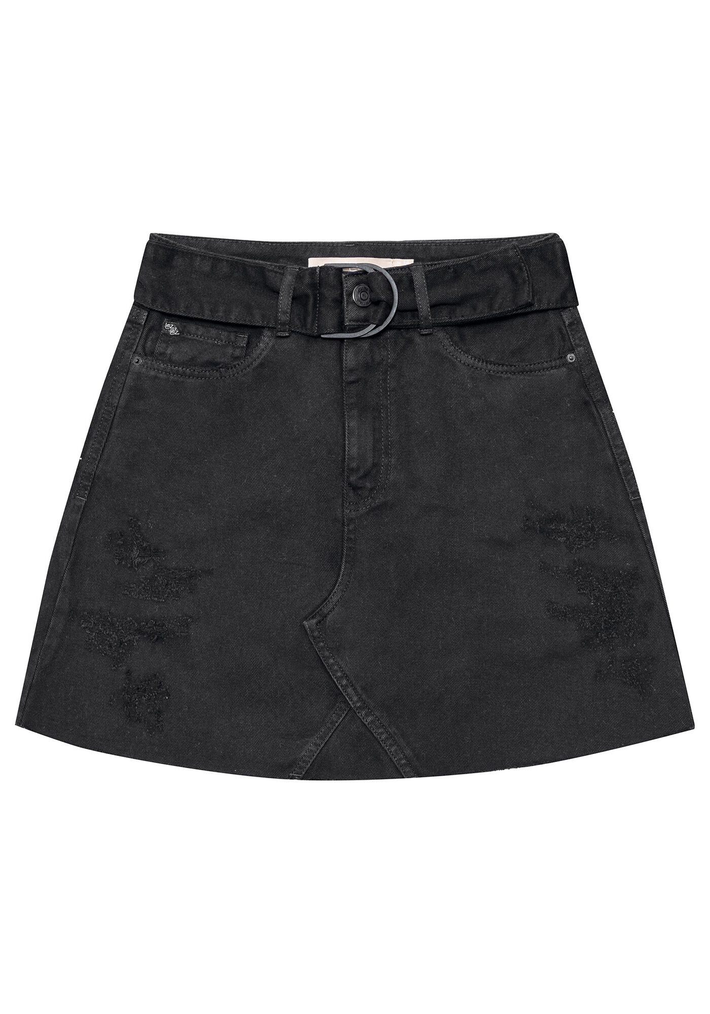 Saia Cintura Alta com Cinto, , large.