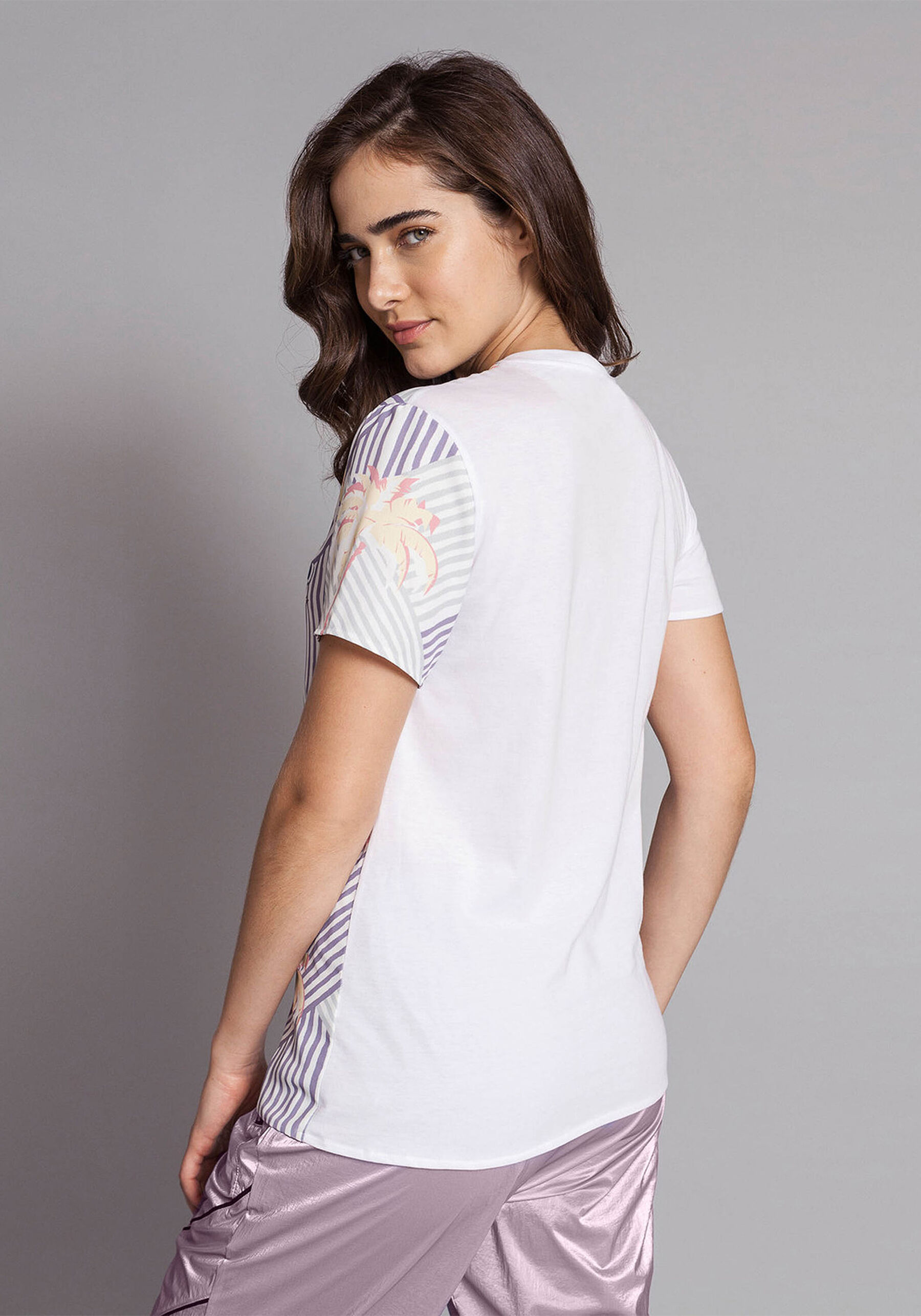 Blusa Recorte Estampa, . Blusa Recorte Estampa, , large.