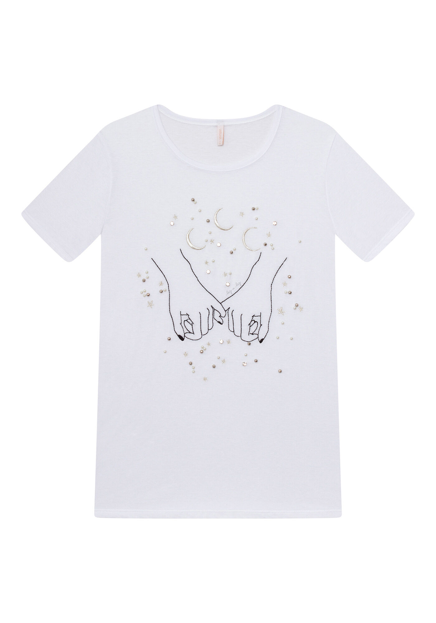 Blusa Bordado e P&eacute;rolas, , large.