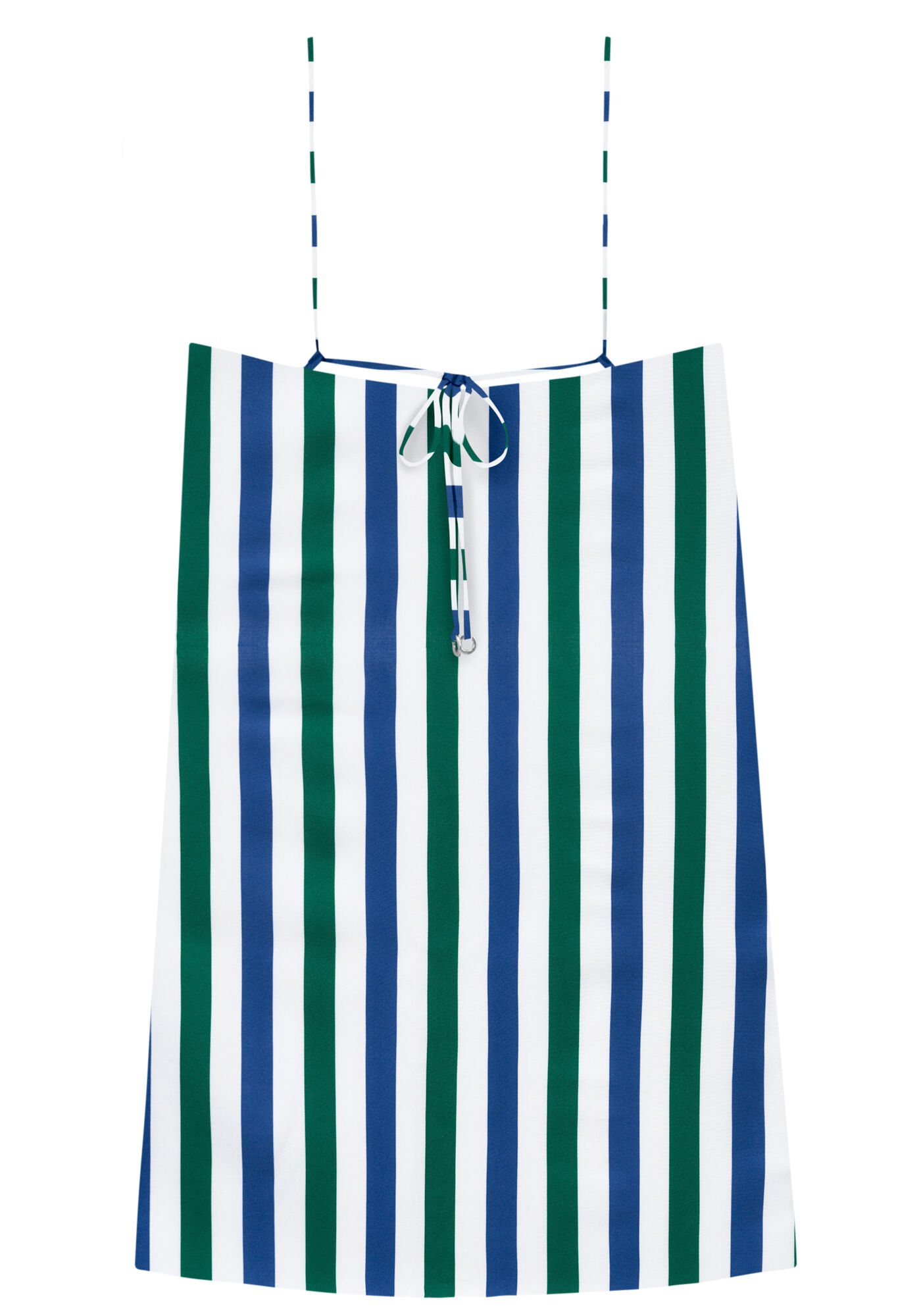 Vestido com Al&ccedil;as em Crepe com Babados, ALTO DO MOURA, large.