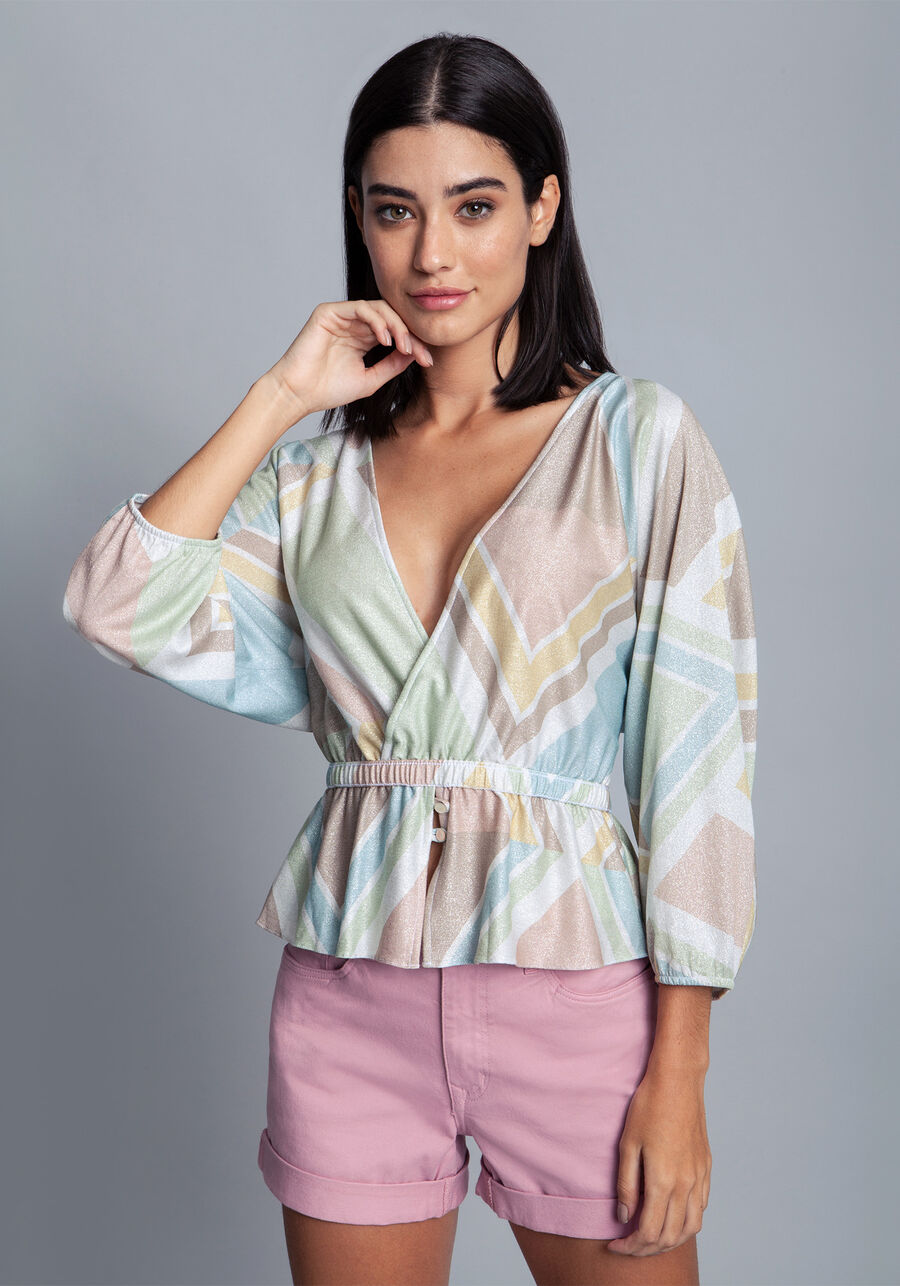 Blusa Malha Eccentric Shine, . Blusa Malha Eccentric Shine, , large.