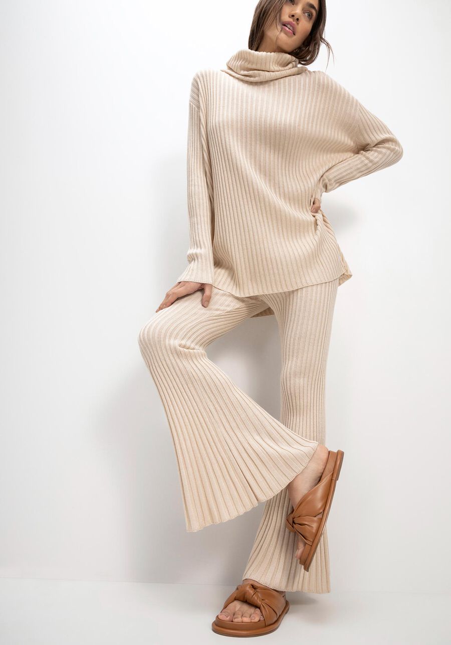 Rasteira Slide Puff com Nó, BEGE HAZEL. Rasteira Slide Puff com Nó, BEGE HAZEL, large.