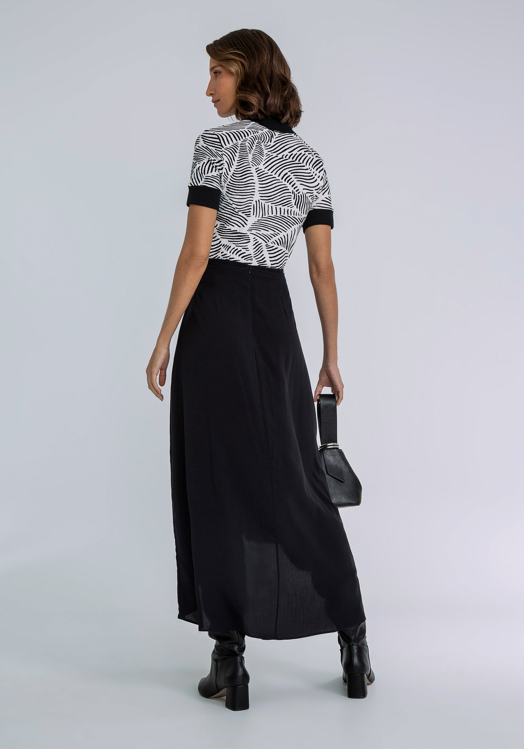 Saia Mídi Babado Transpassado, . Saia Mídi Babado Transpassado, , large.