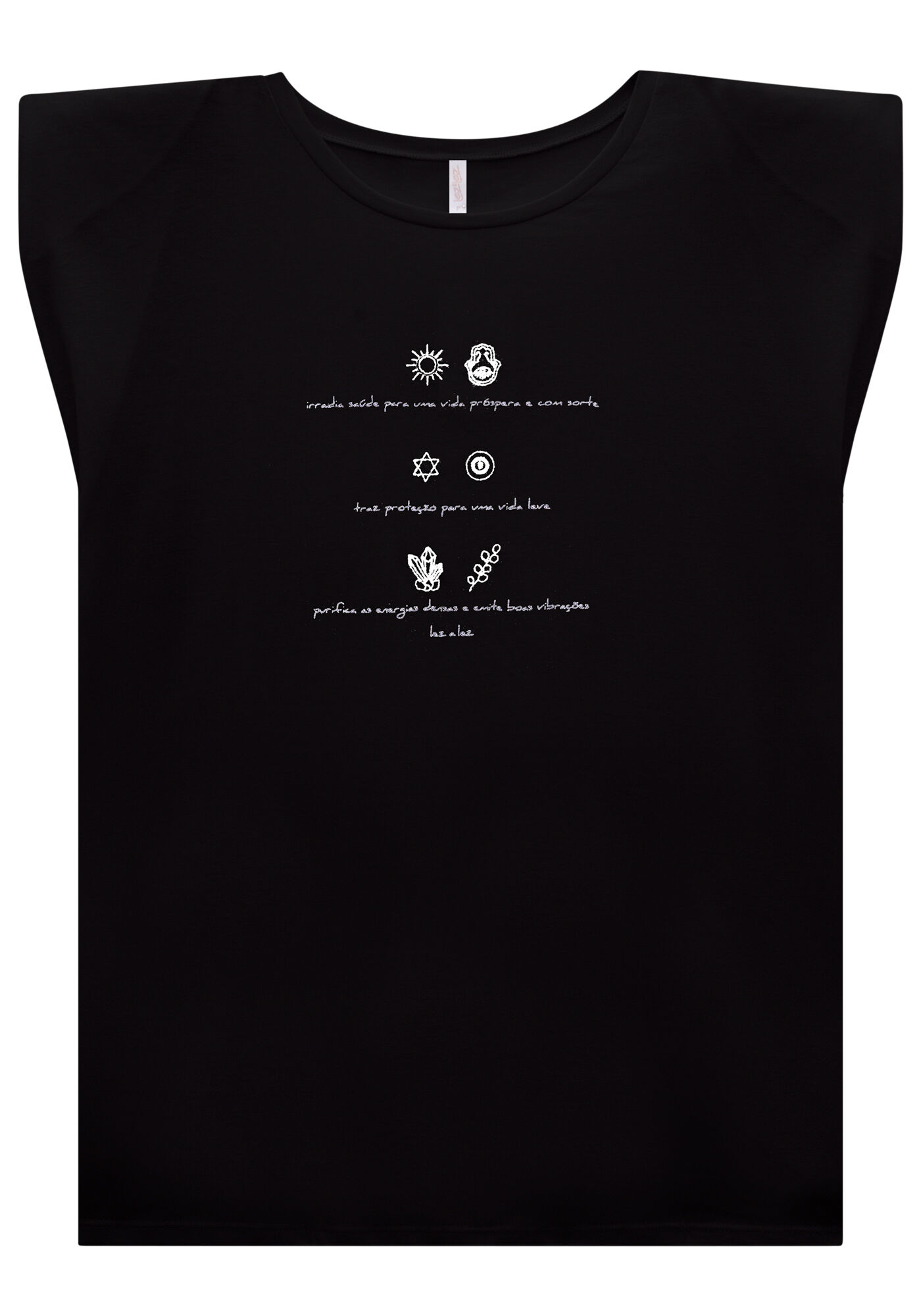 Regata Muscle Tee em Malha com Estampa, , large.