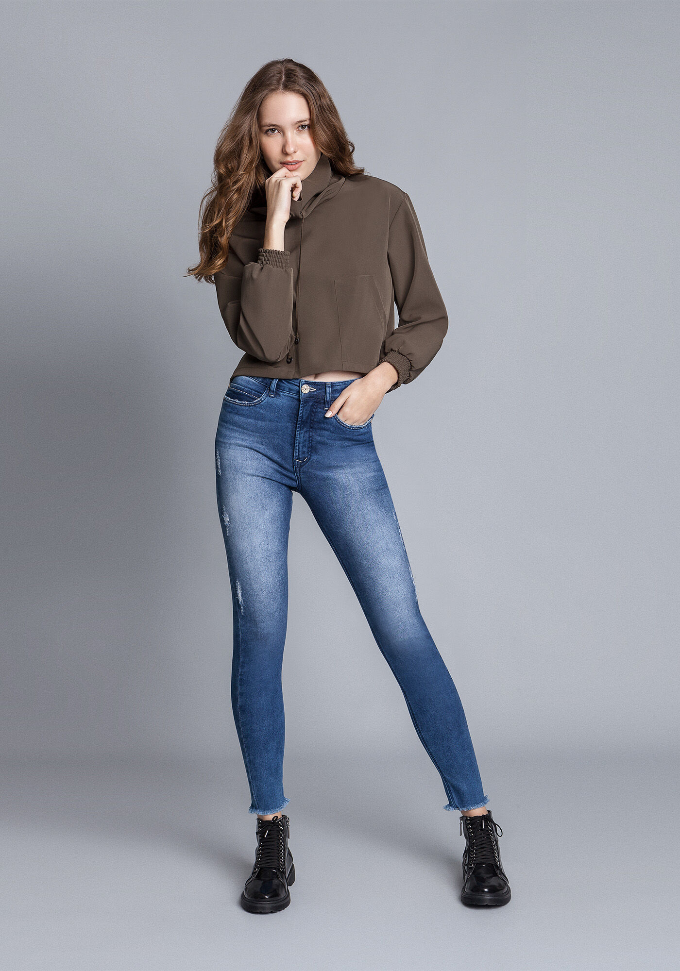 Cal&ccedil;a Jeans Skinny Aruba Flat Belly, , large.