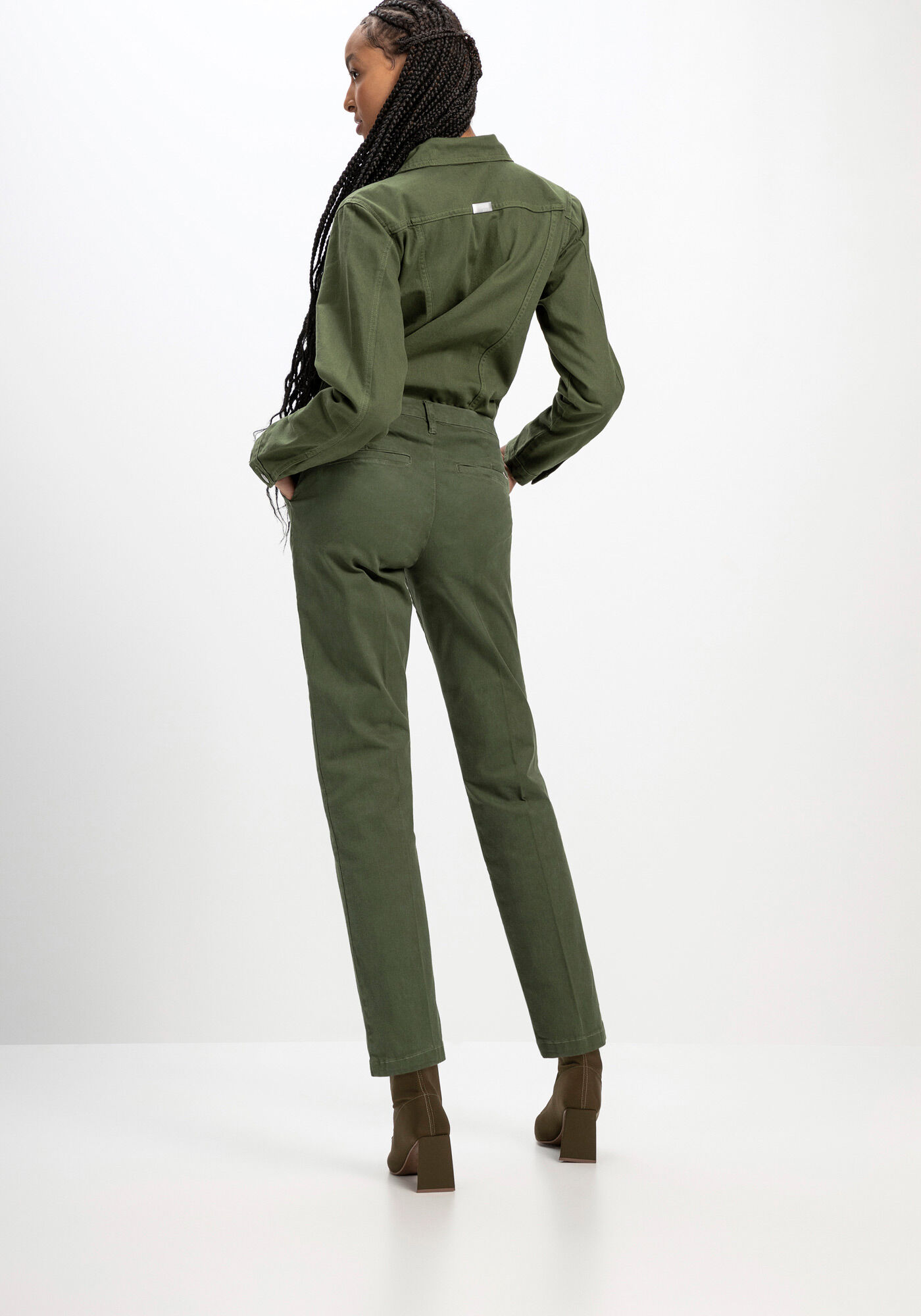 Cal&ccedil;a Sarja Reta Slim com Elasticidade, , large.