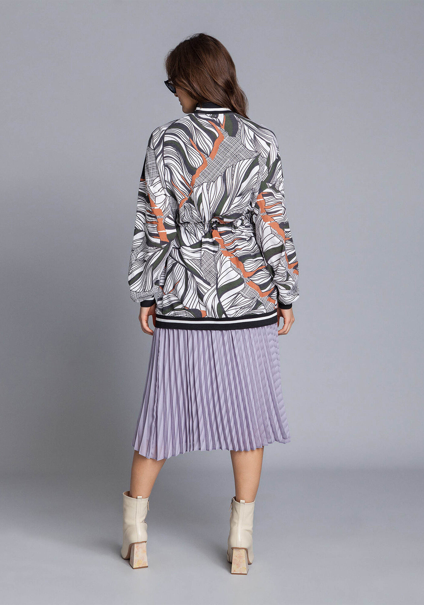 Parka Oversized Linho Estampa, YOSEMITE, large.