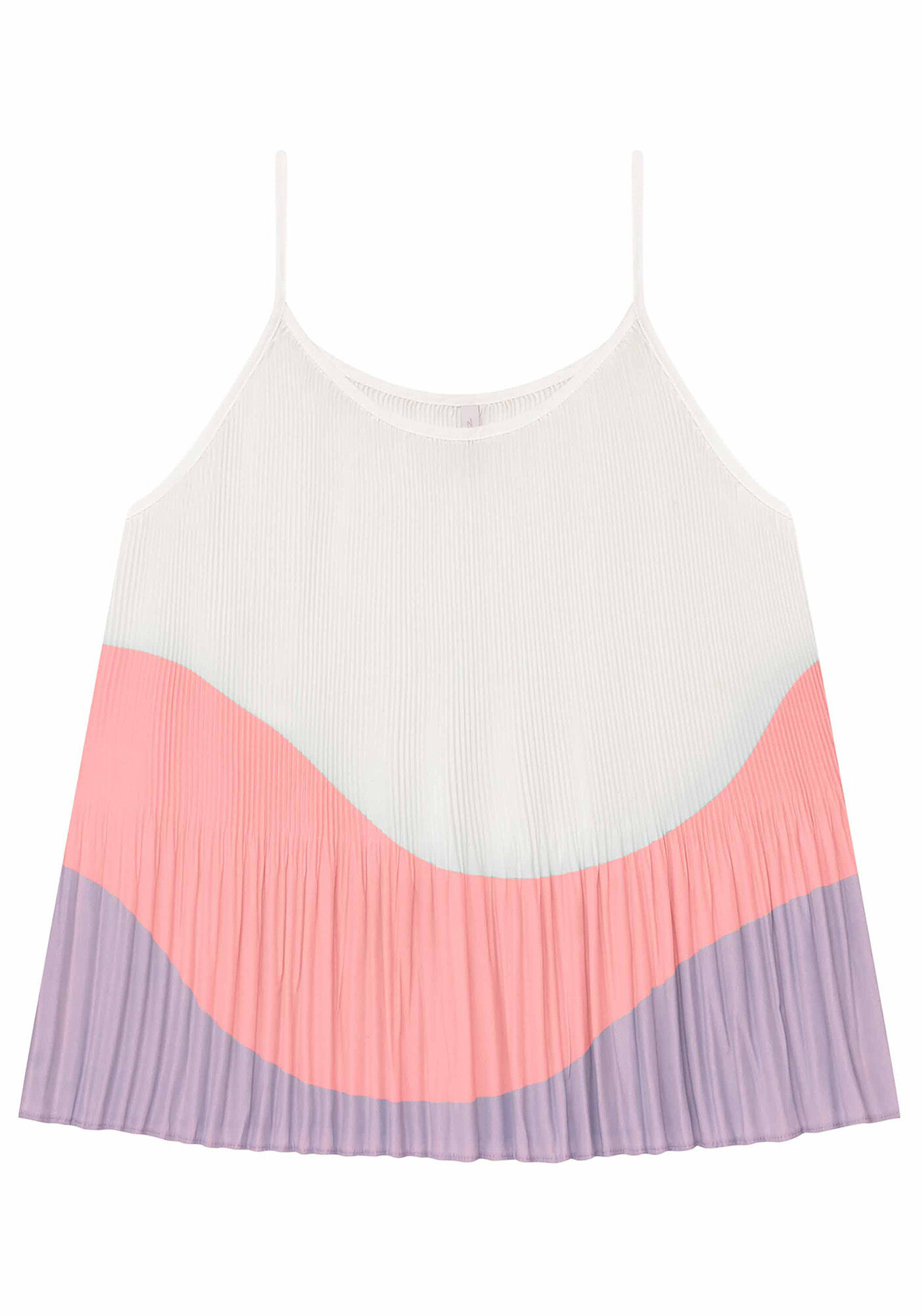 Blusa com Al&ccedil;as Plissada, , large.