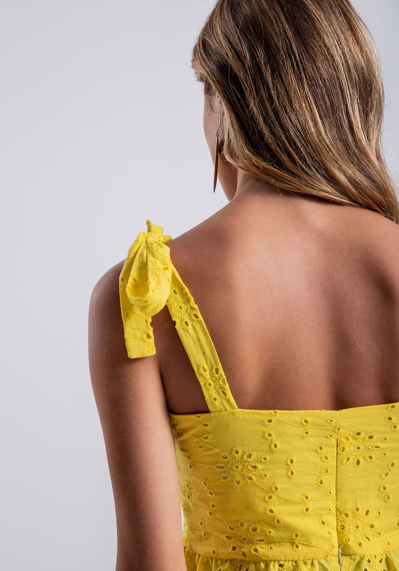 Blusa com Al&ccedil;as em Laise com Babado, , large.