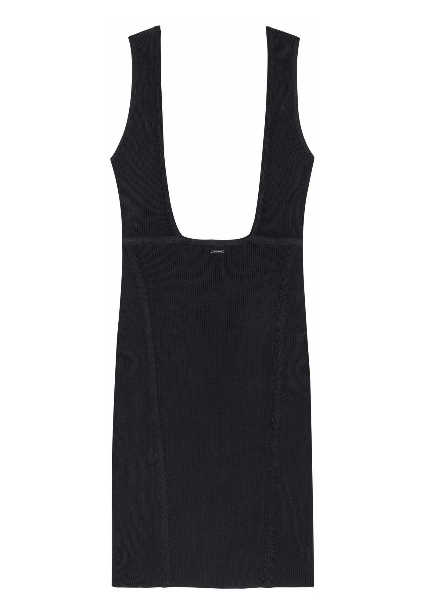 Vestido Curto em Tric&ocirc; com Recorte Costas, , large.