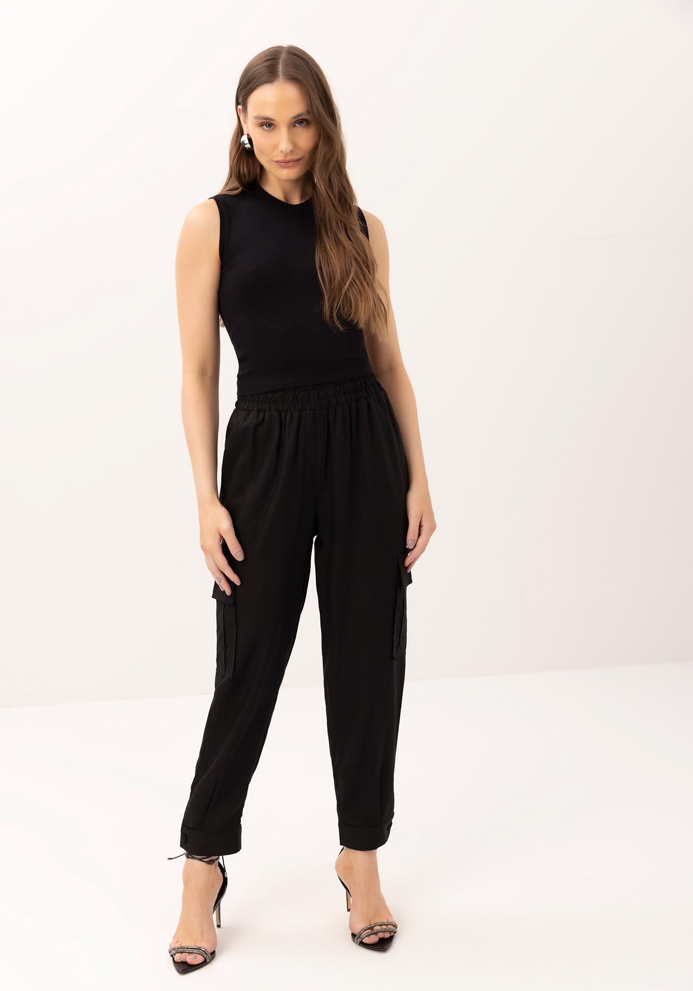 Regata em Tric&ocirc; com Decote Redondo, , large.