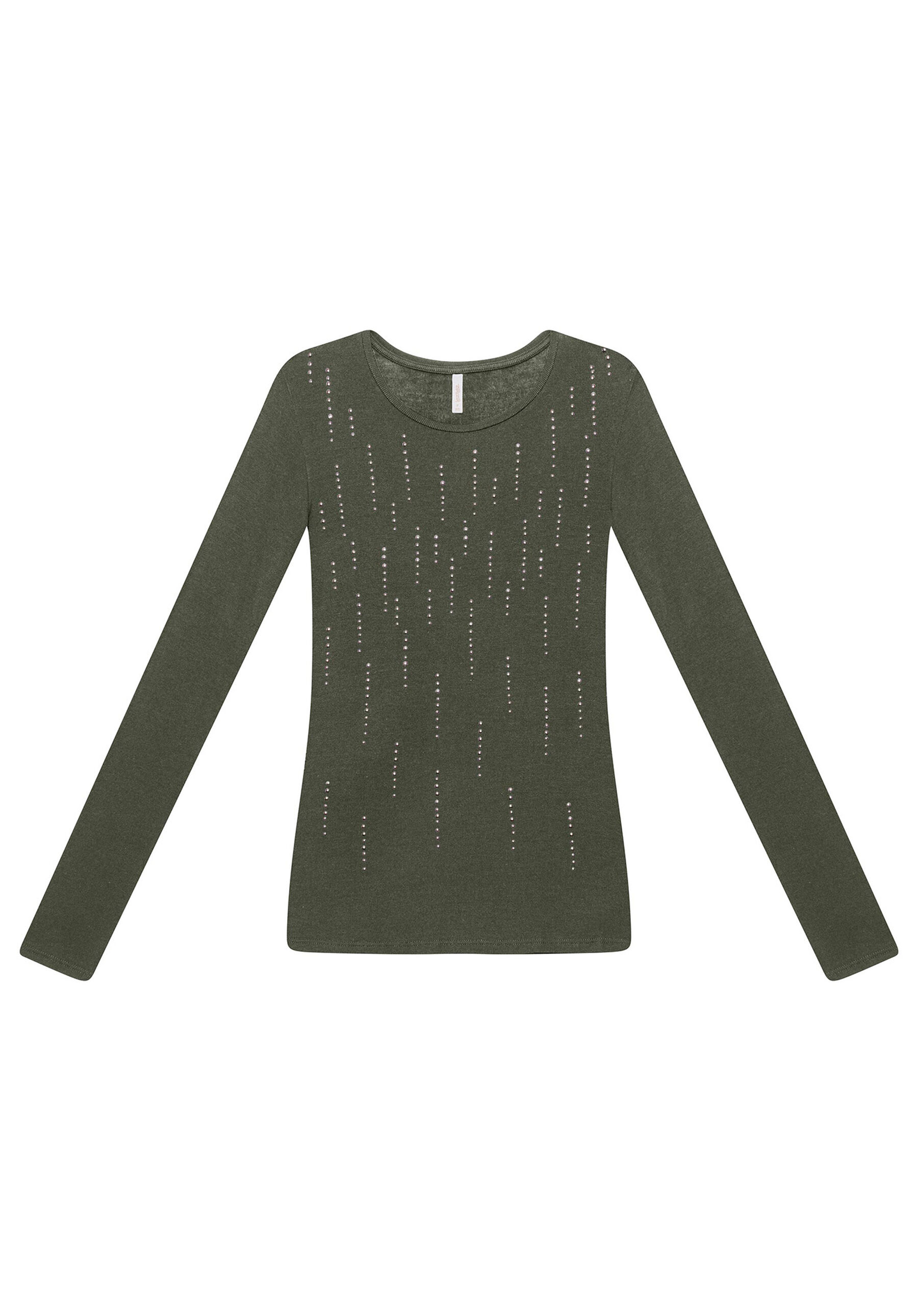 Blusa Manga Longa Strass, . Blusa Manga Longa Strass, , large.