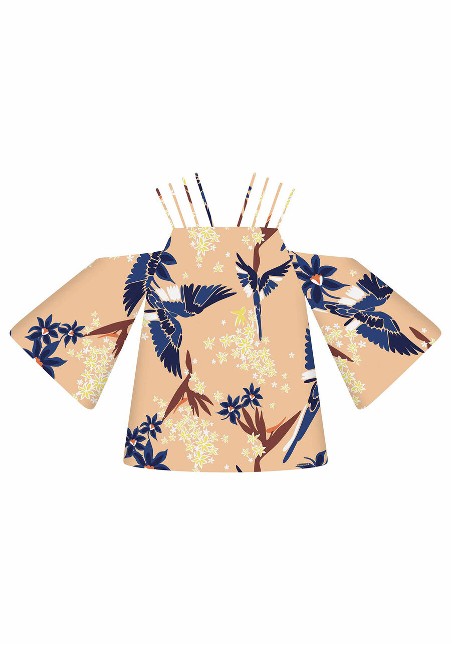 Blusa Manga 3/4 Estampa, . Blusa Manga 3/4 Estampa, , large.