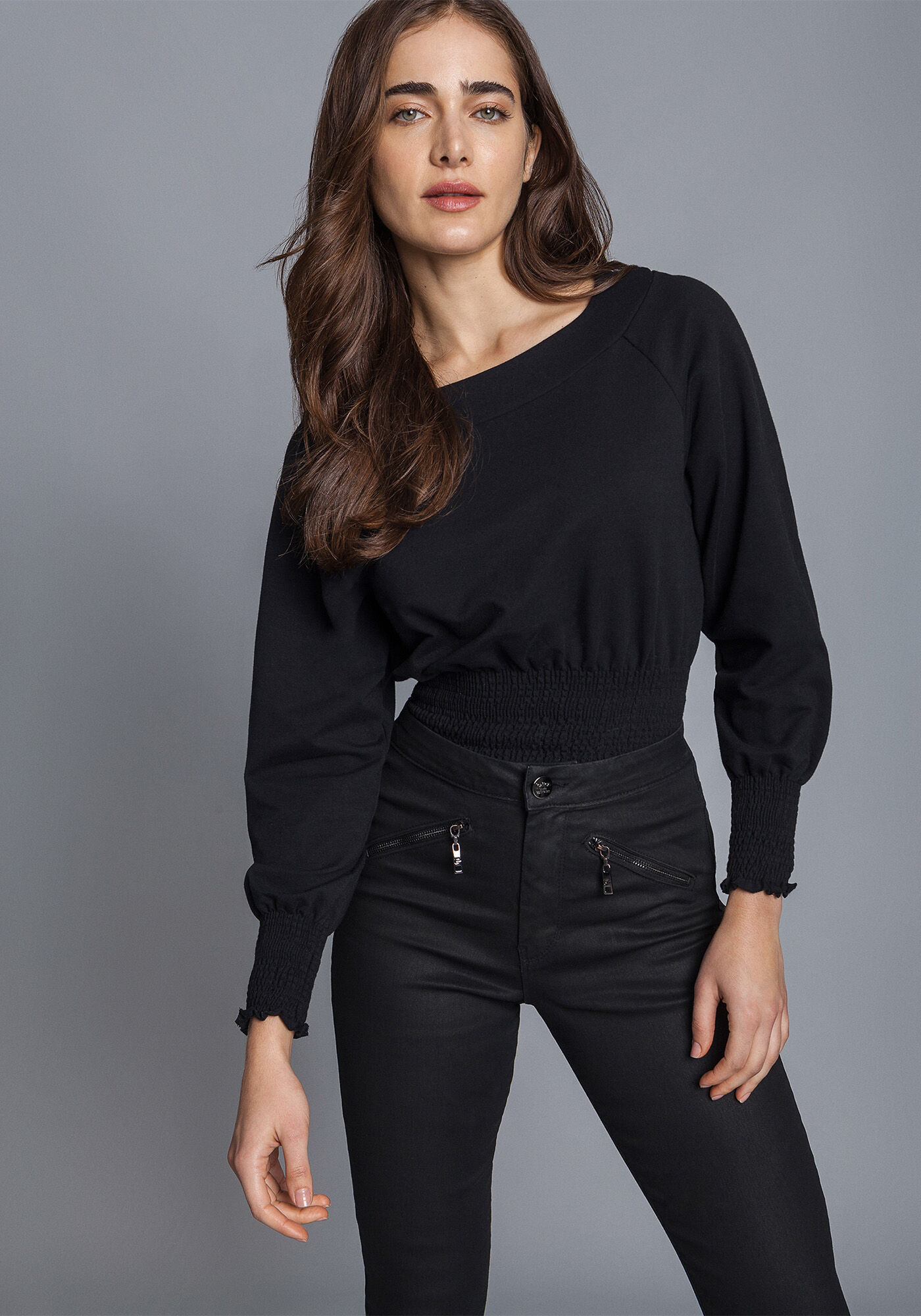 Cal&ccedil;a Jeans Jegging Resinada, , large.