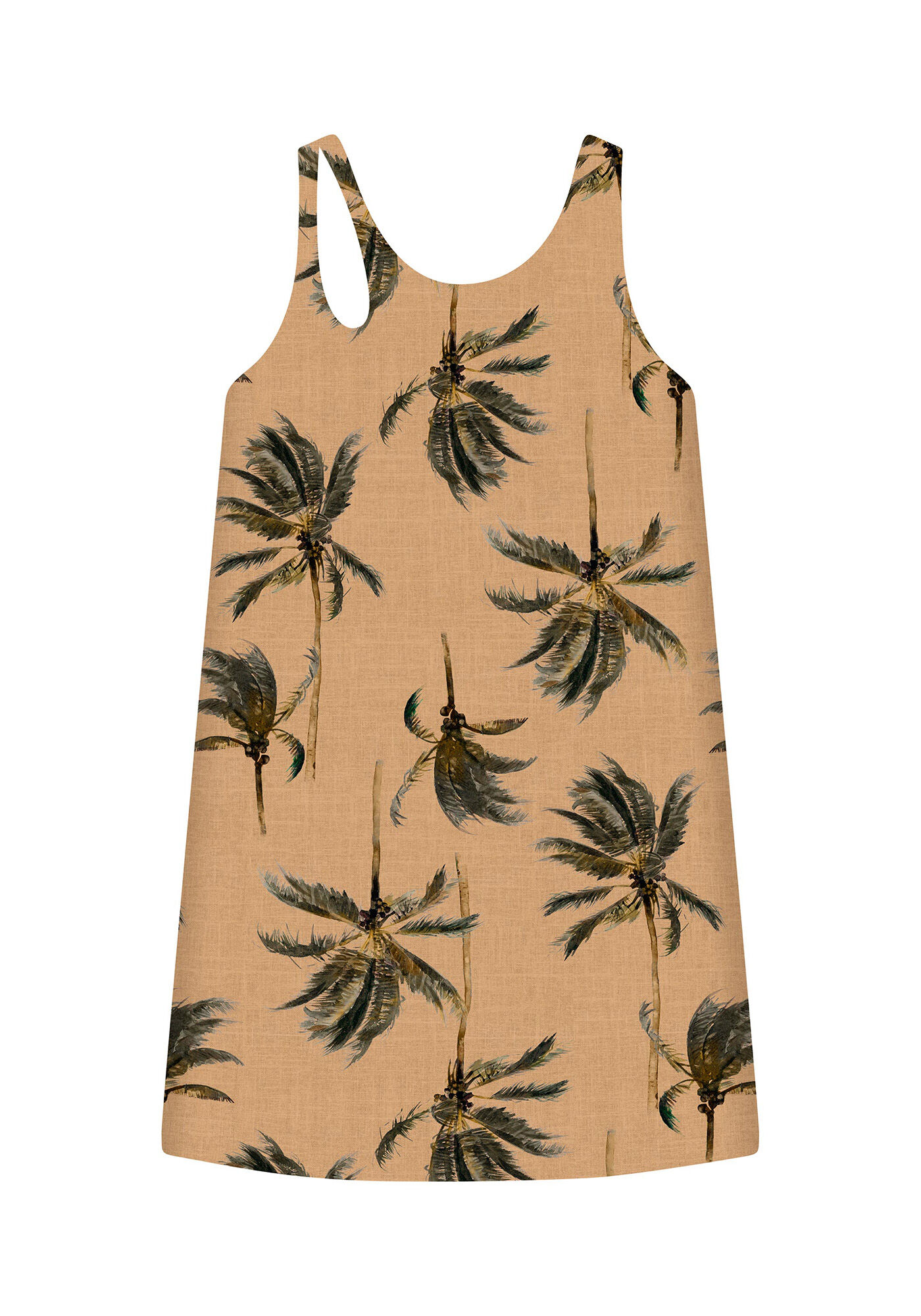 Vestido Recorte Gota Estampa Dream, , large.