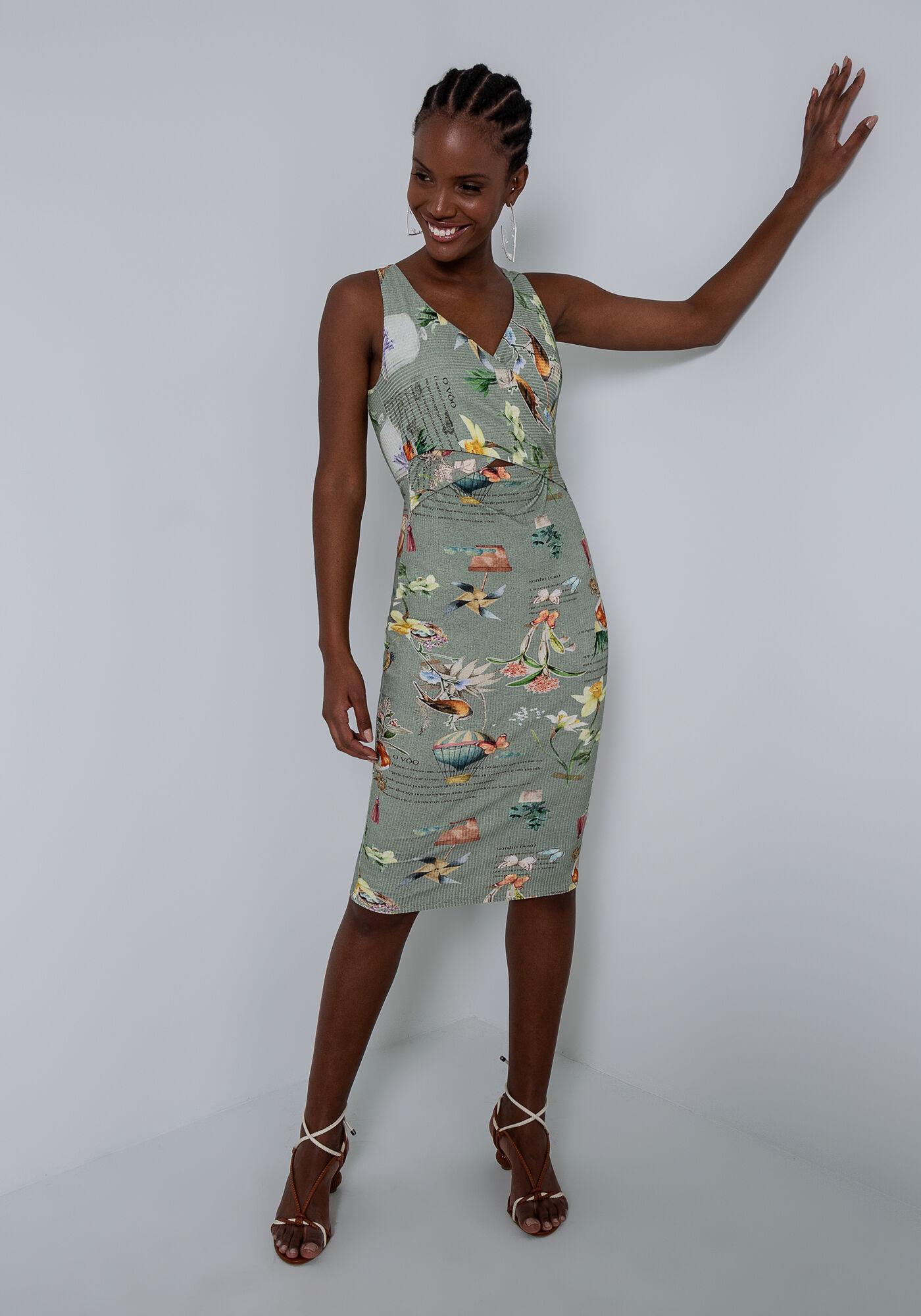 Vestido curto de malha deals
