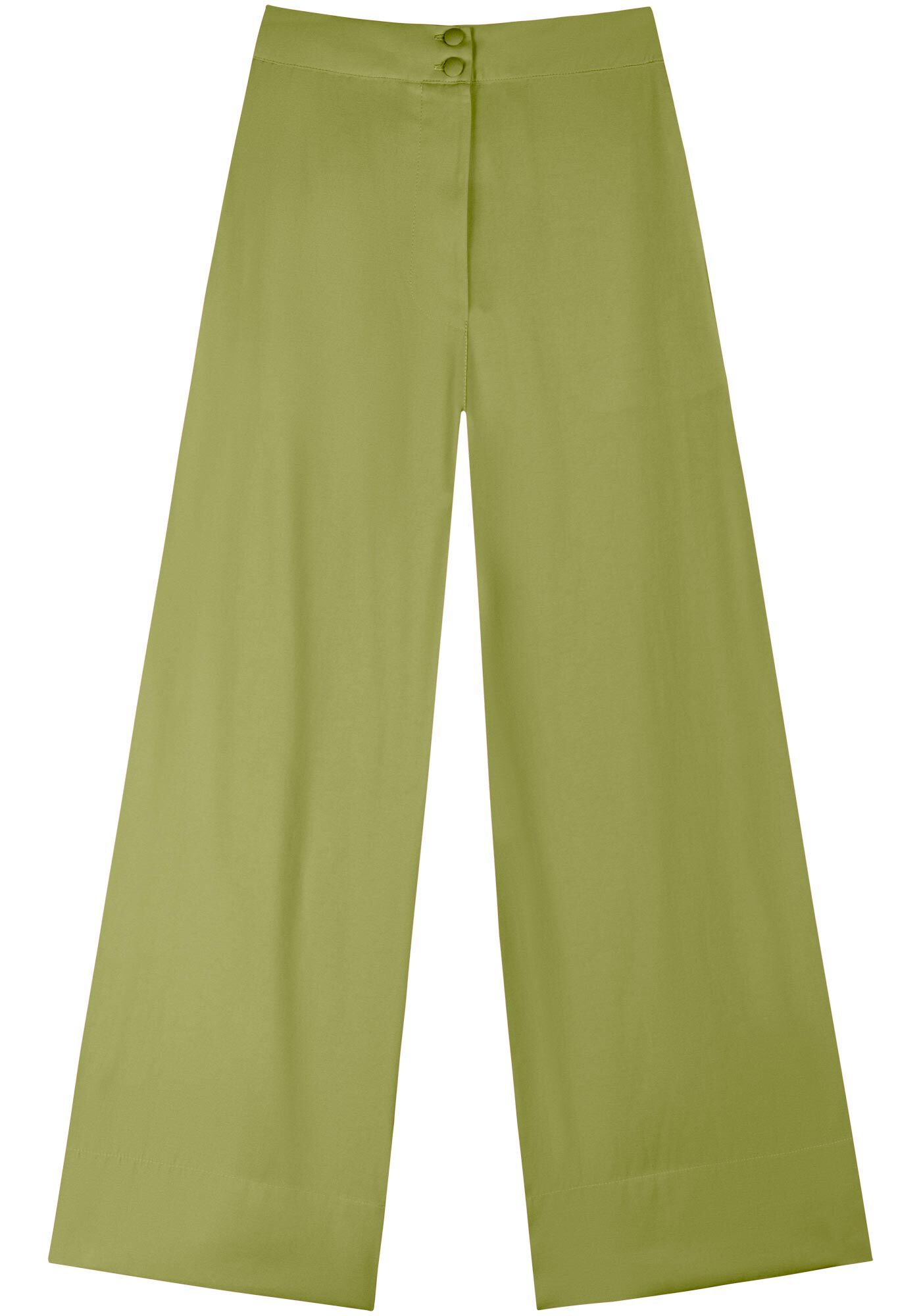 Cal&ccedil;a Reta Em Alfaiataria Com Cintura M&eacute;dia E Bot&otilde;es, , large.