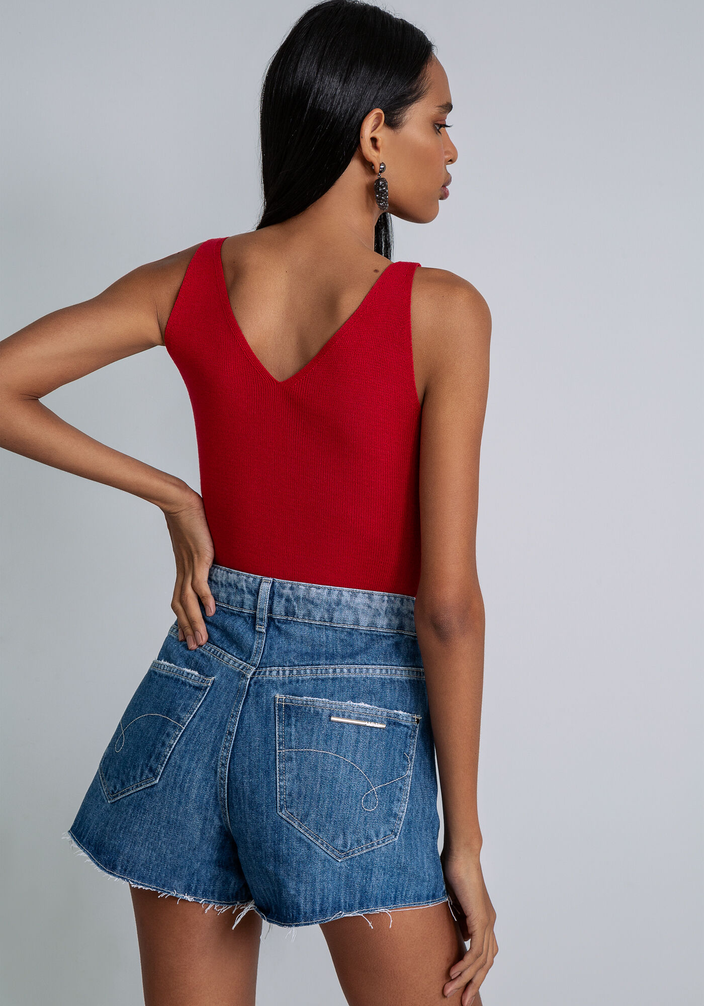 Shorts Jeans Cintura M dia Miami Lez a Lez