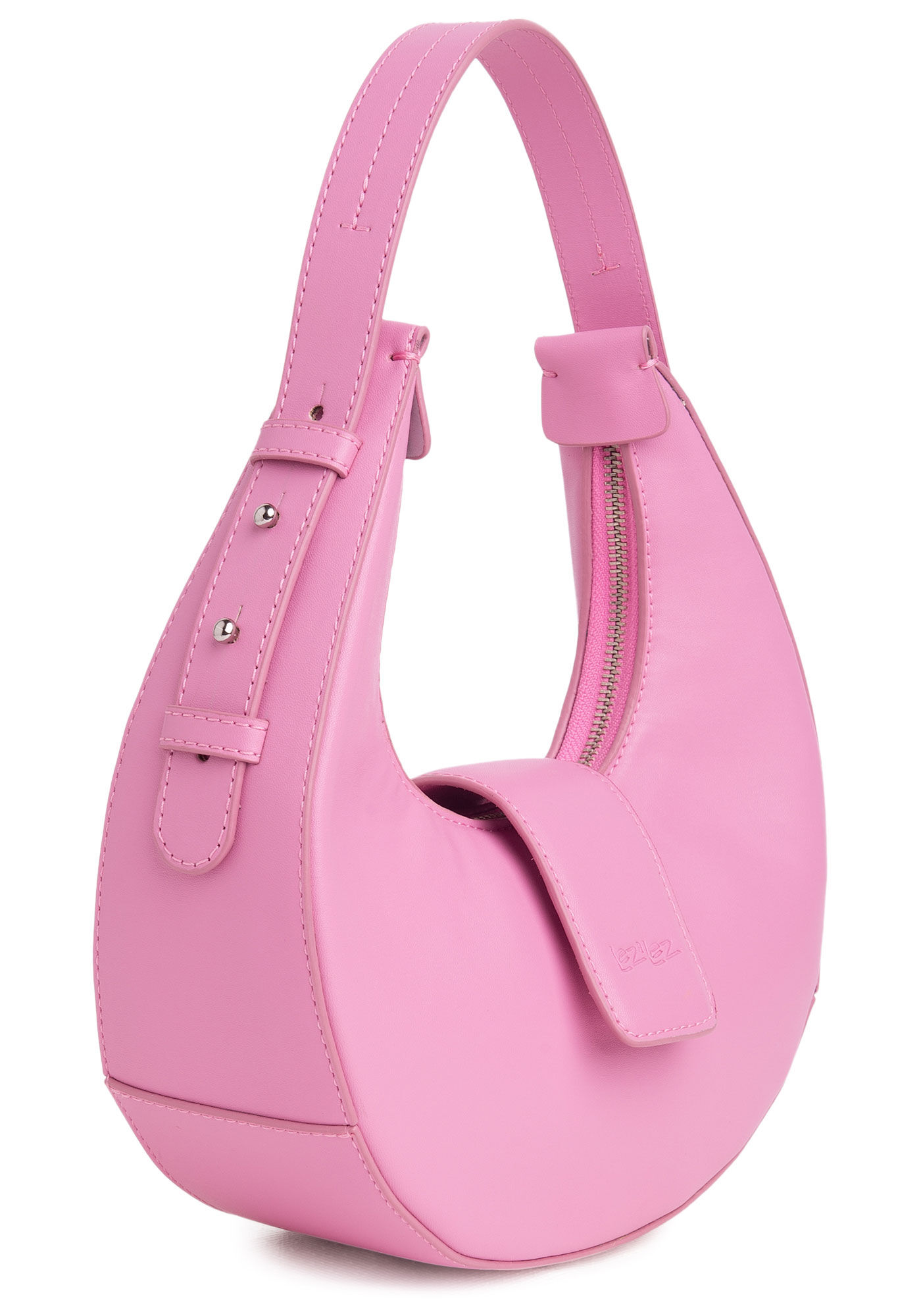 Bolsa M&eacute;dia Hobo com Al&ccedil;a Curta, ROSA FABULOUS, large.