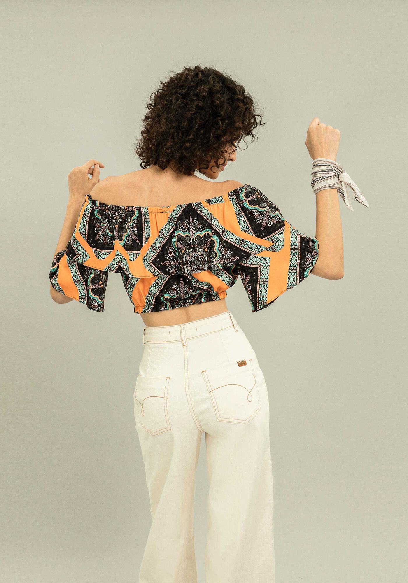 Blusa Ombro a Ombro Cropped, , large.