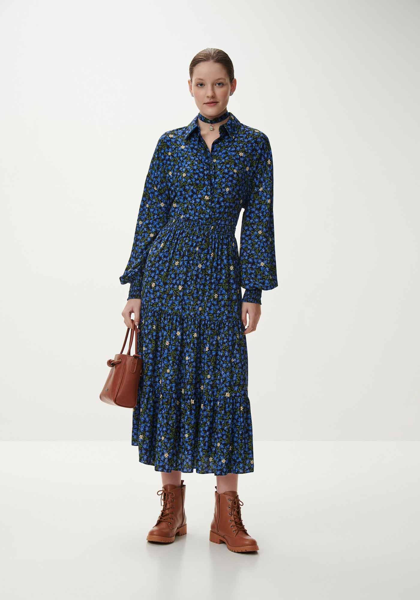 Camisa Cropped Manga Longa Estampada, , large.