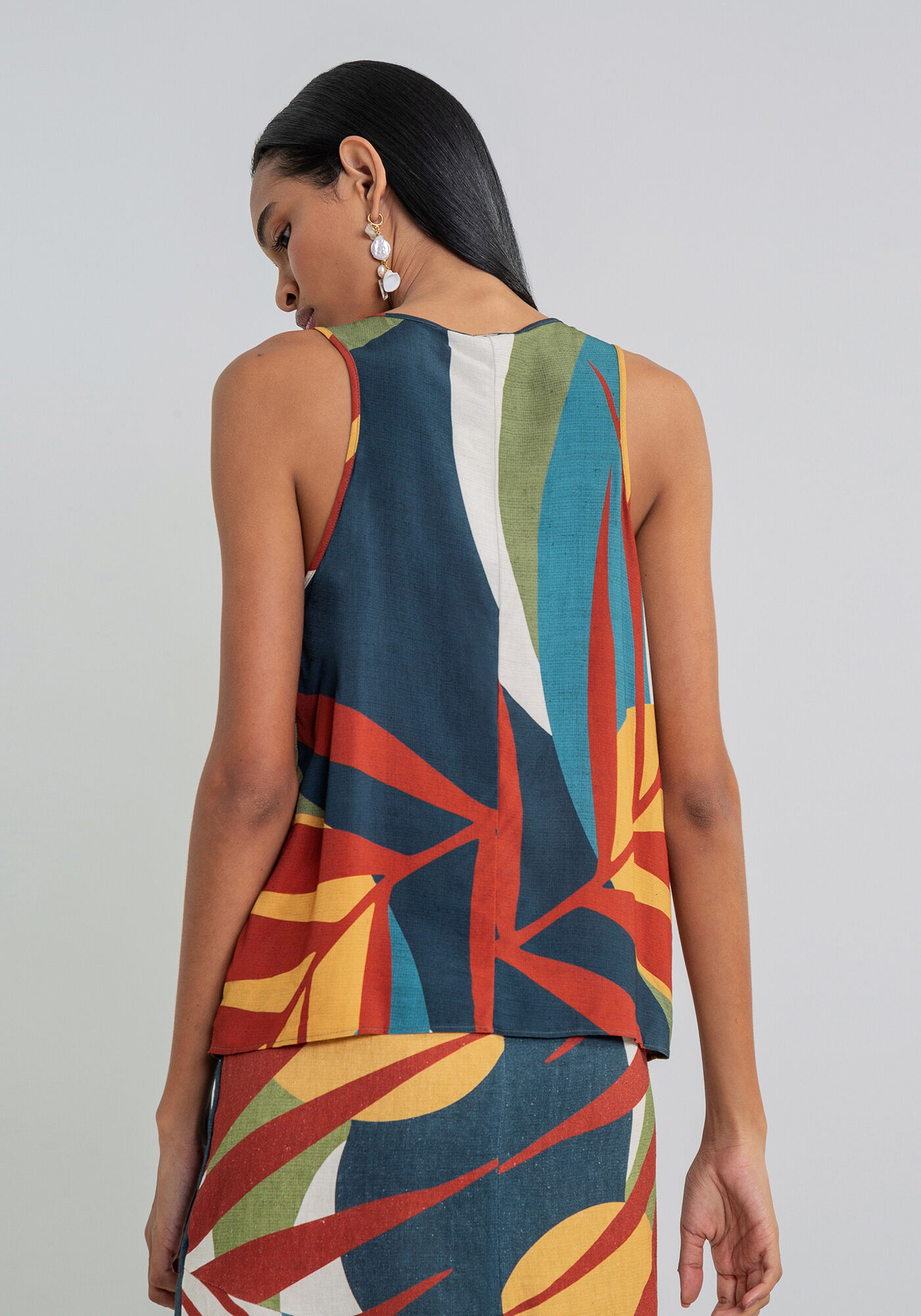 Blusa Detalhe B&uacute;zios Estampa, , large.