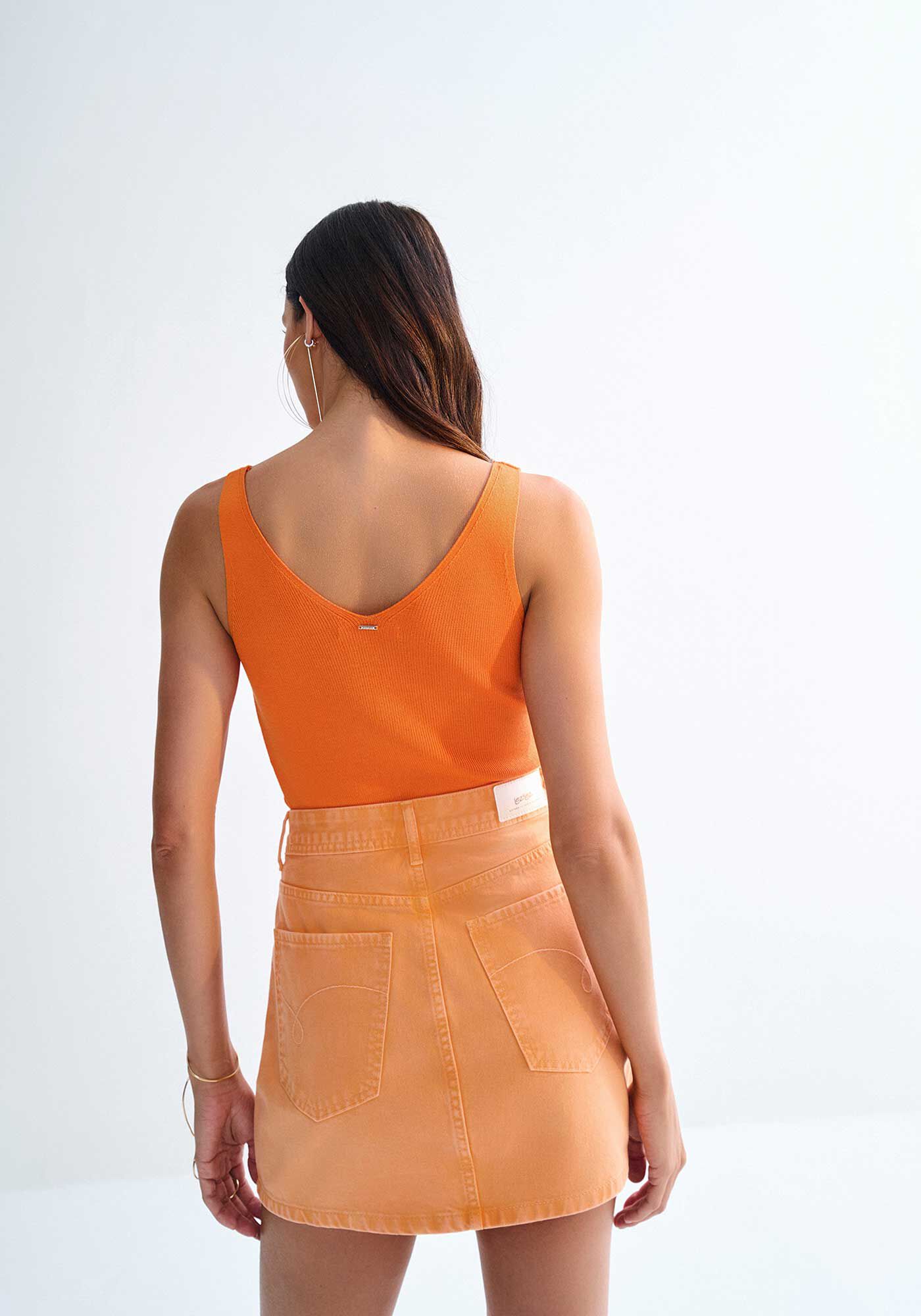 Regata em Tric&ocirc; com Decote V Basic, , large.