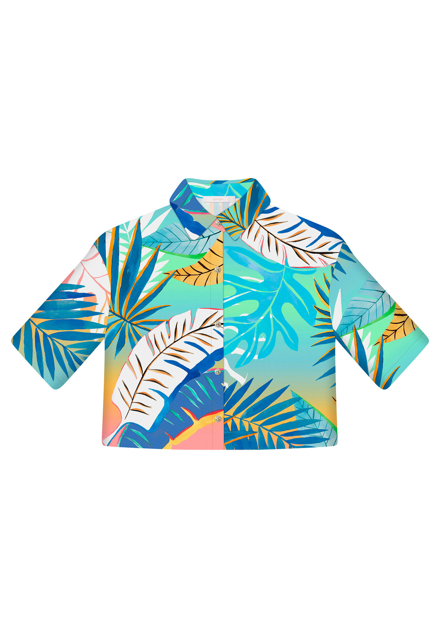 Camisa Manga Curta Cropped, , large.