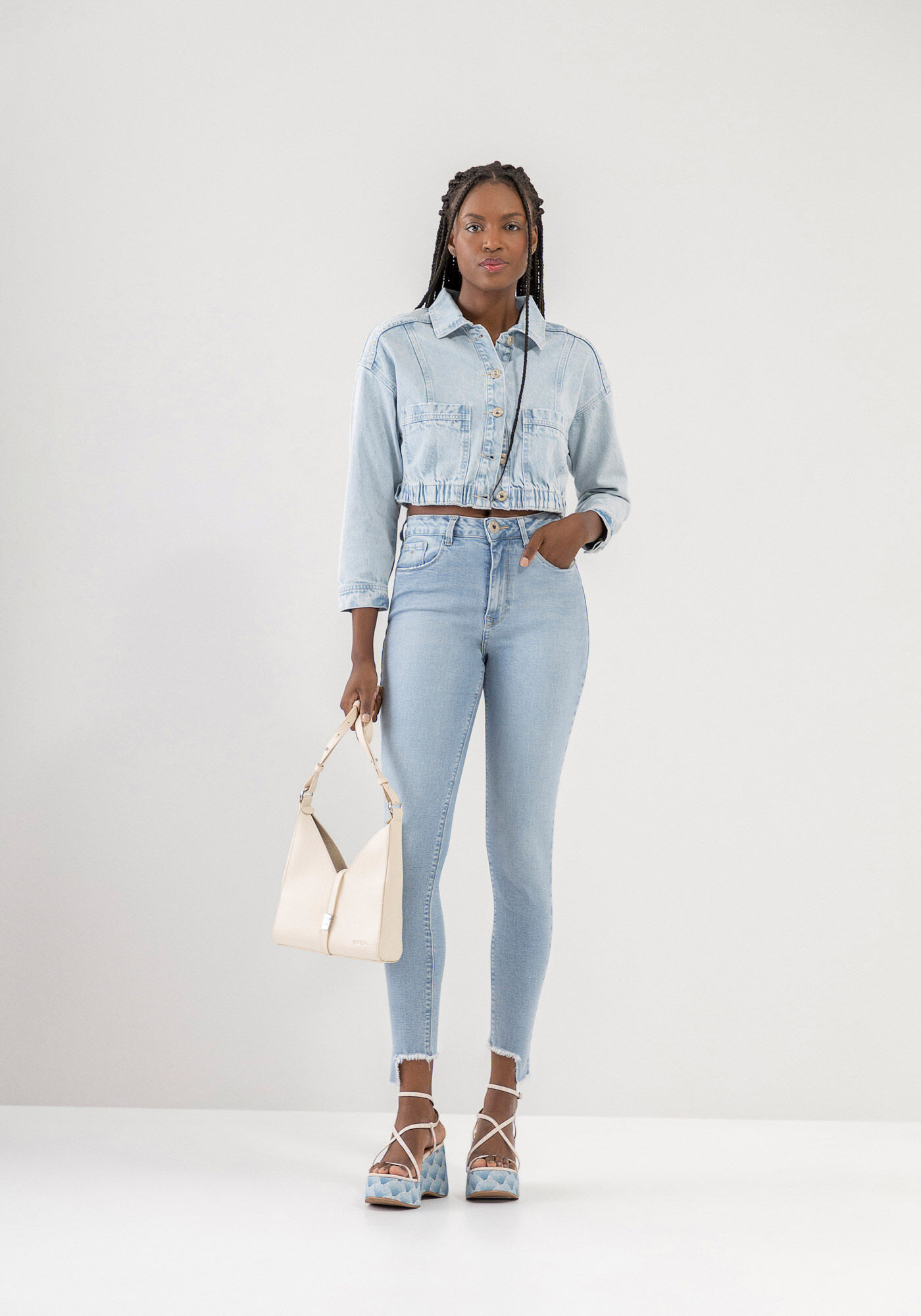 Calça assimetrica shop