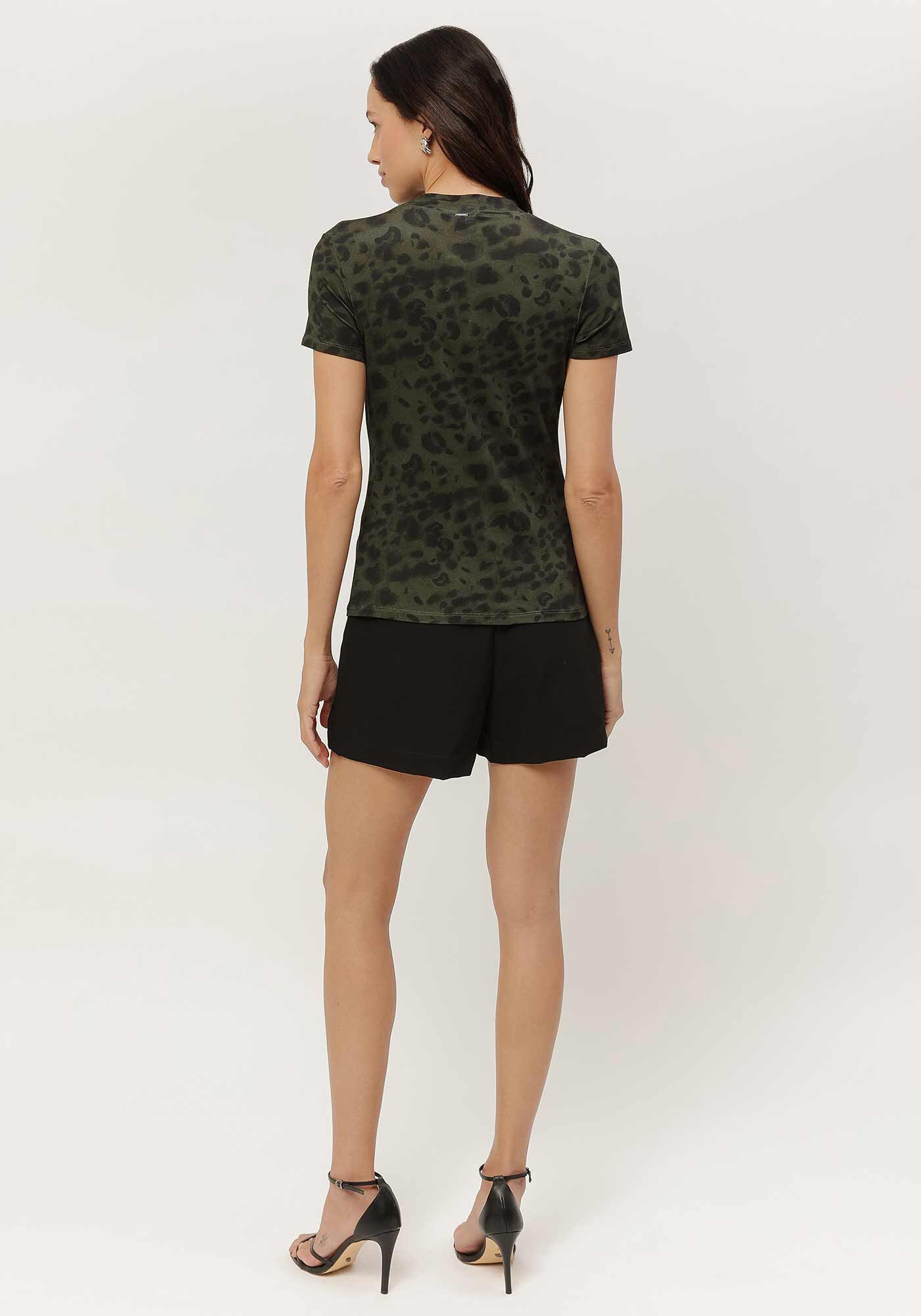 Blusa Manga Curta em Malha Viscose, , large.