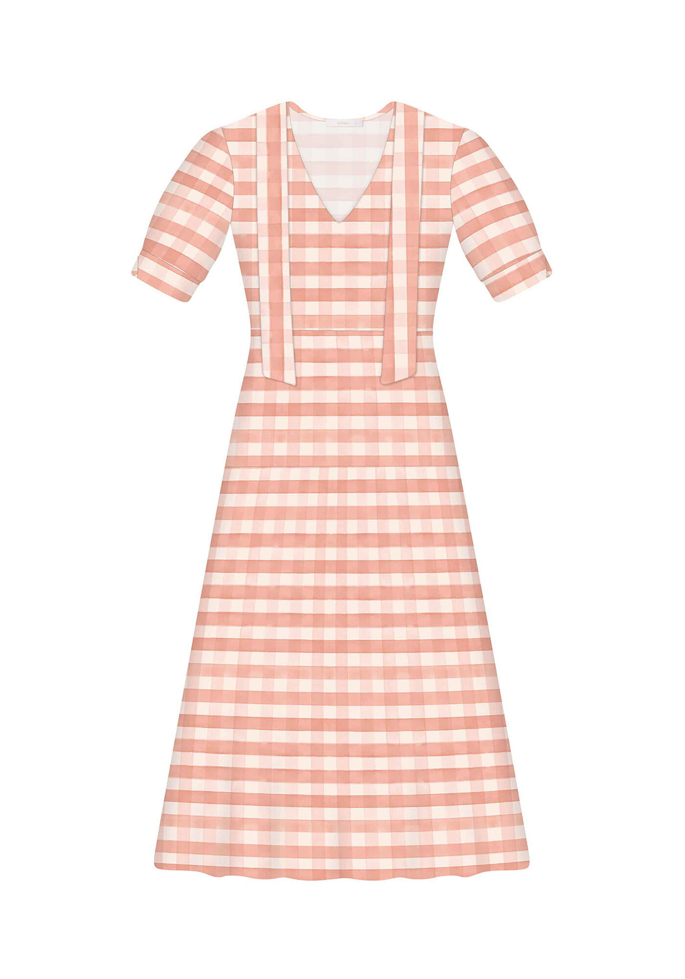 Vestido Tecido Crepe Siena Midi, , large.