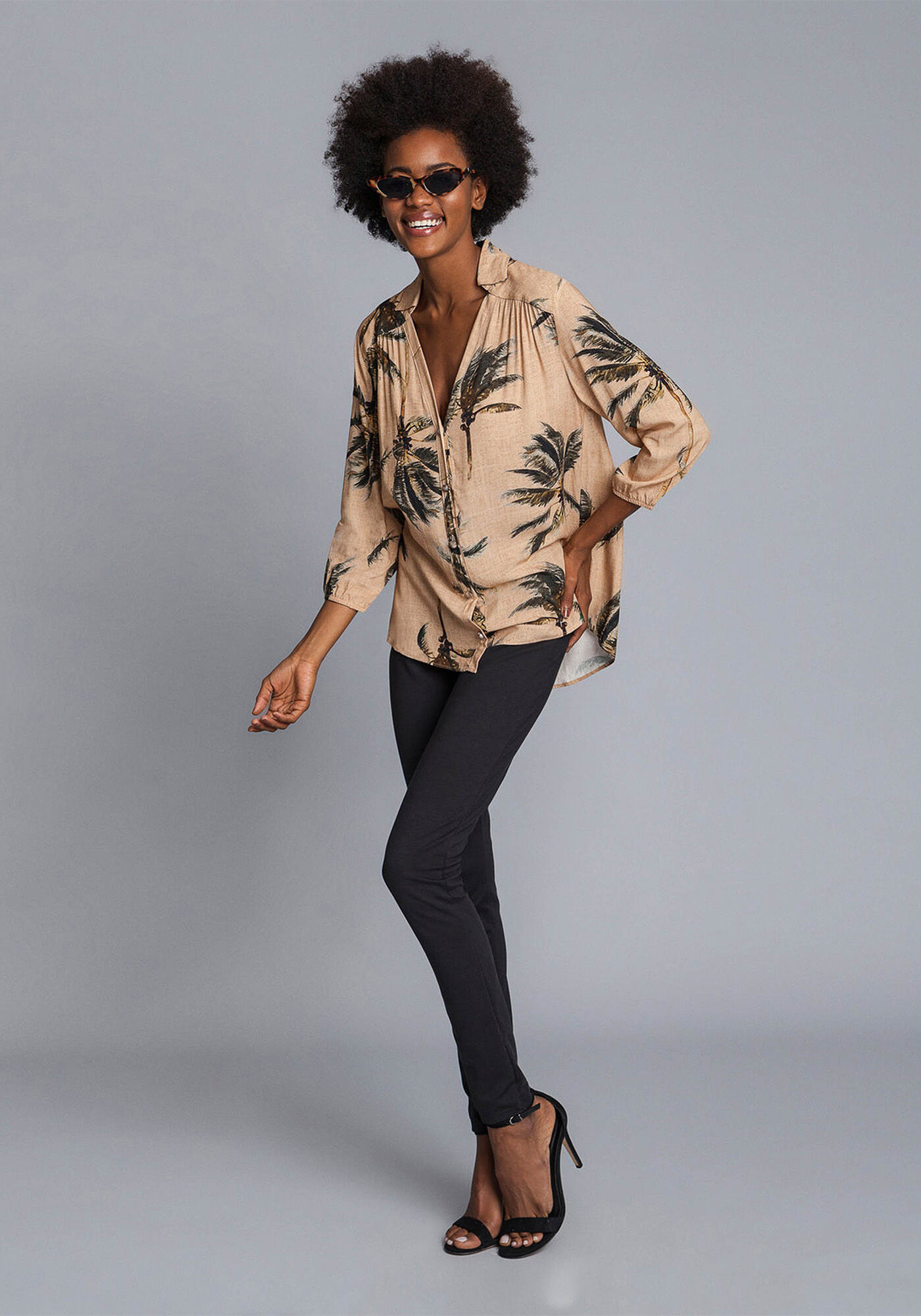 Camisa Manga 3/4 Bufante, , large.