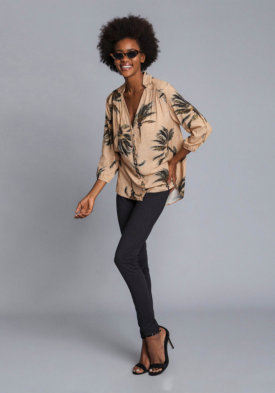 Camisa Manga 3/4 Bufante, . Camisa Manga 3/4 Bufante, , large.