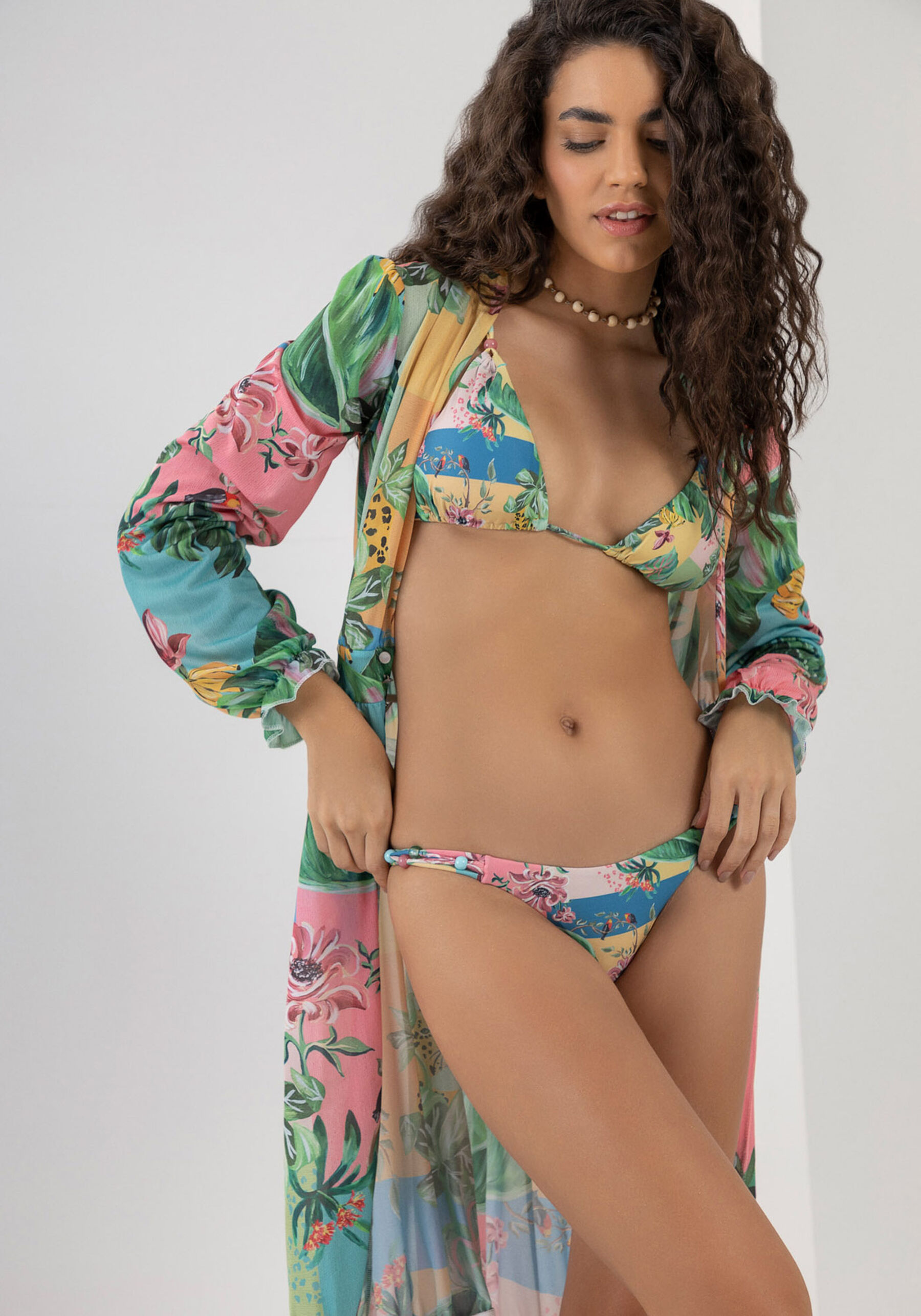 Calcinha Biquíni Estampada com Detalhe Lateral, . Calcinha Biquíni Estampada com Detalhe Lateral, , large.