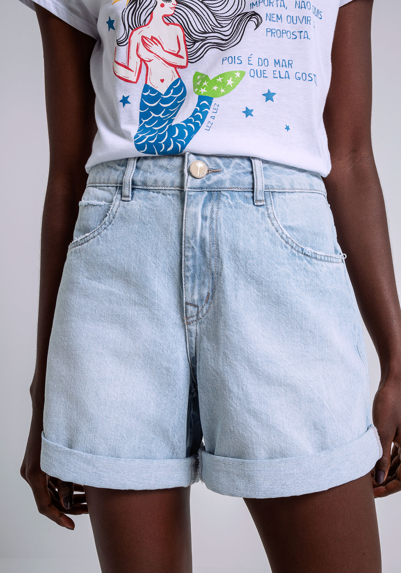 Bermuda Jeans Boyfriend Venice, , large.