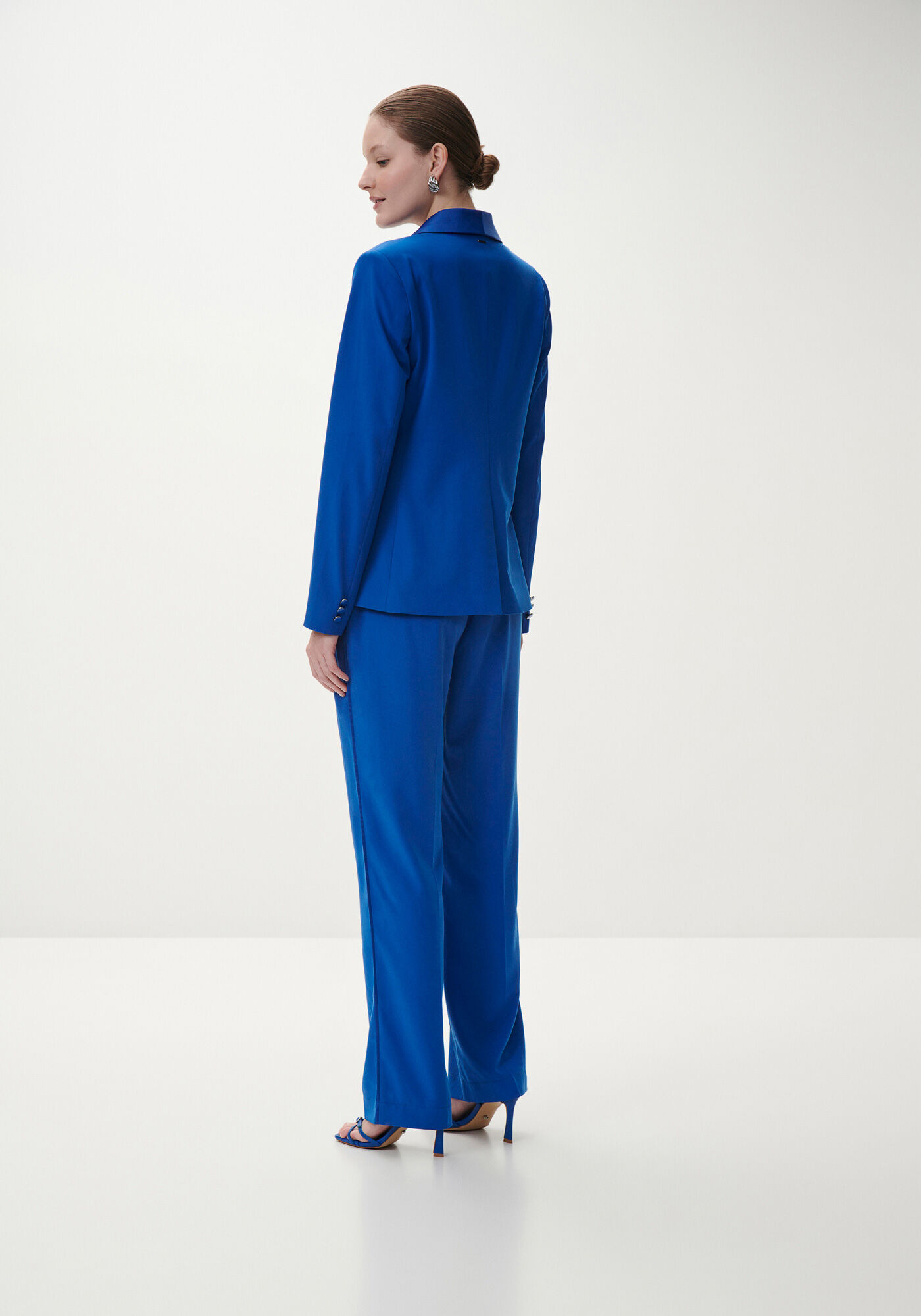 Blazer Alfaiataria com Gola Acetinada, , large.