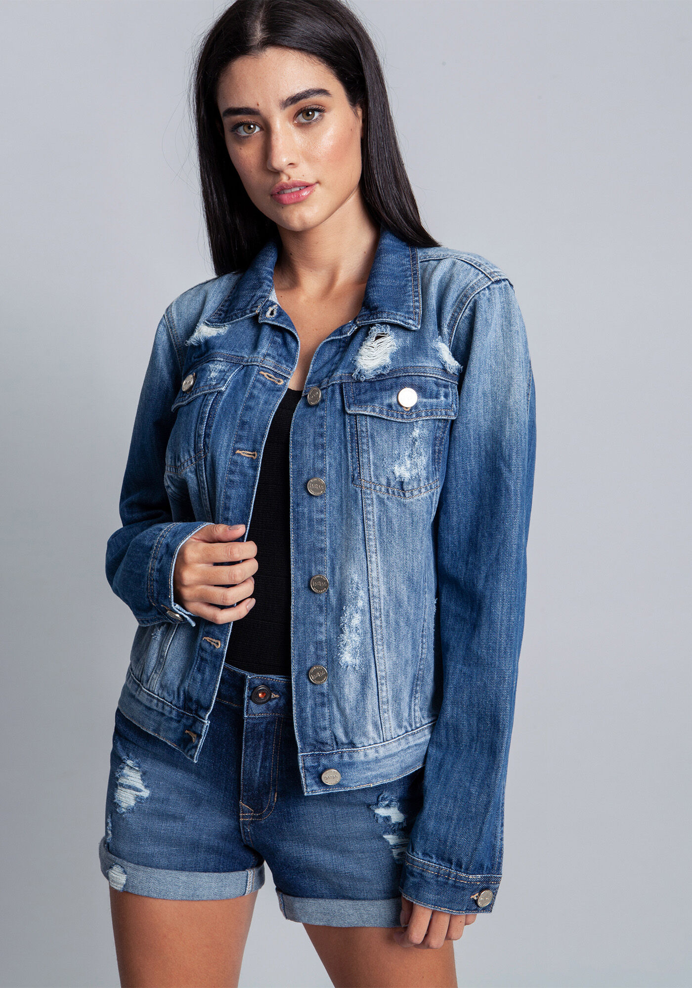 Jaqueta jeans lez discount a lez