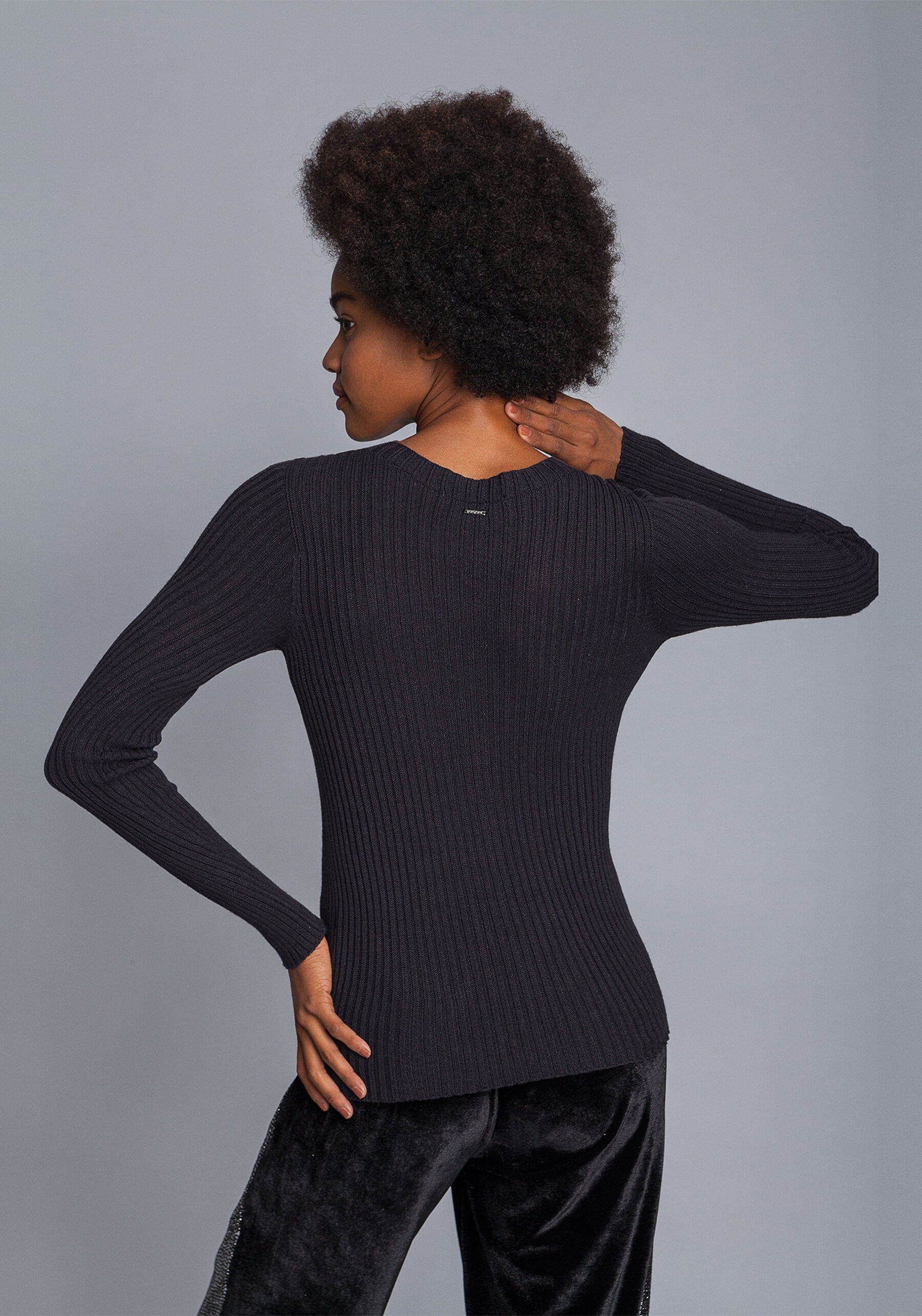 Blusa Manga Longa Tricô, . Blusa Manga Longa Tricô, , large.